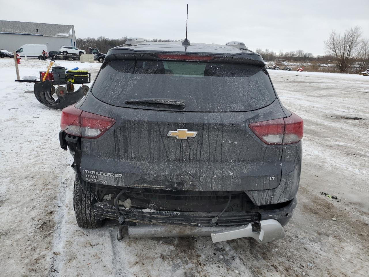 2022 Chevrolet TrailBlazer VIN KL79MRSL7NB121995 Copart auction photo, side / rear end damage thumbnail 6