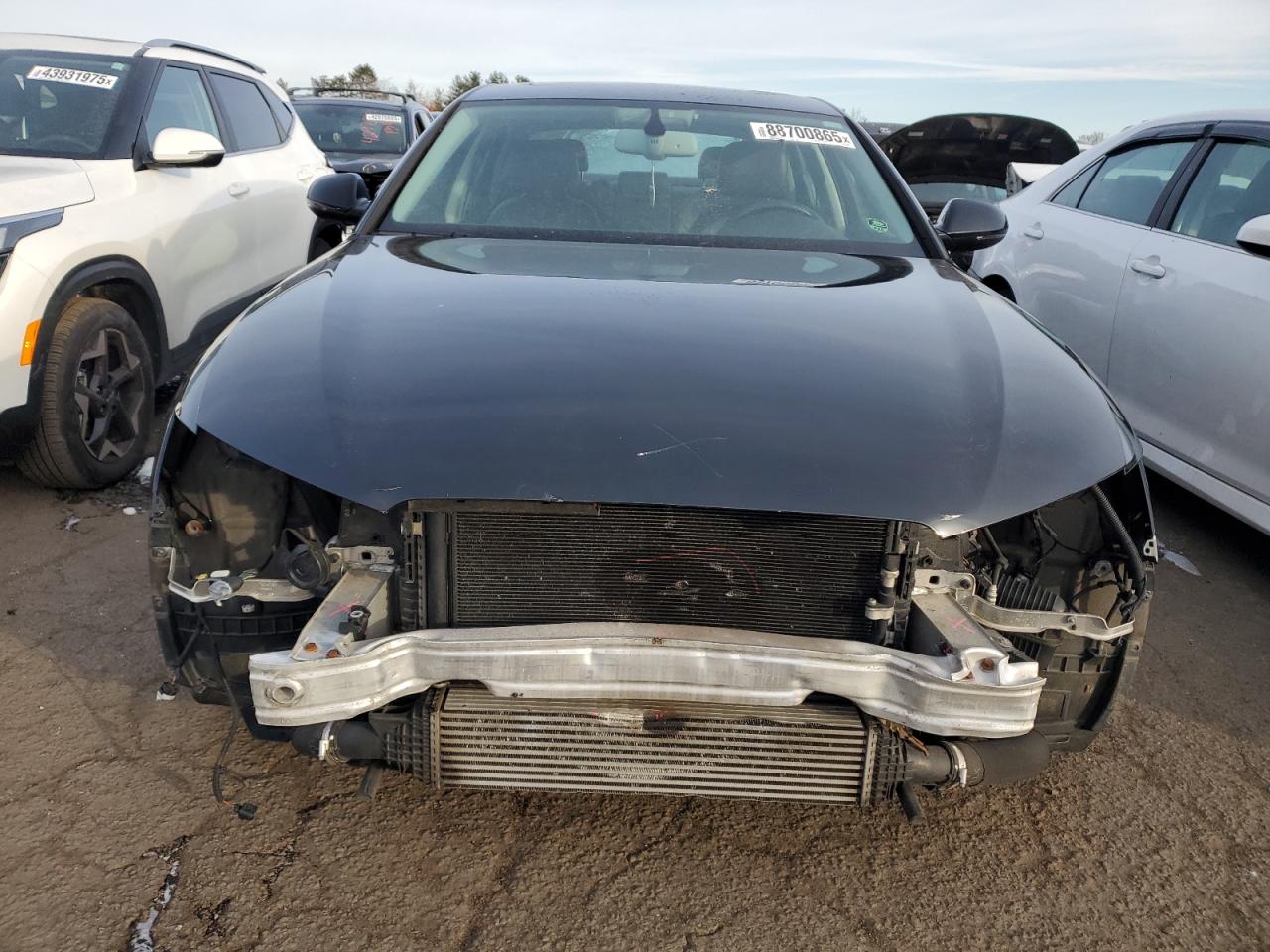2014 Audi A6 VIN WAUGFAFC8EN068316 Copart auction photo, front end damage thumbnail 5