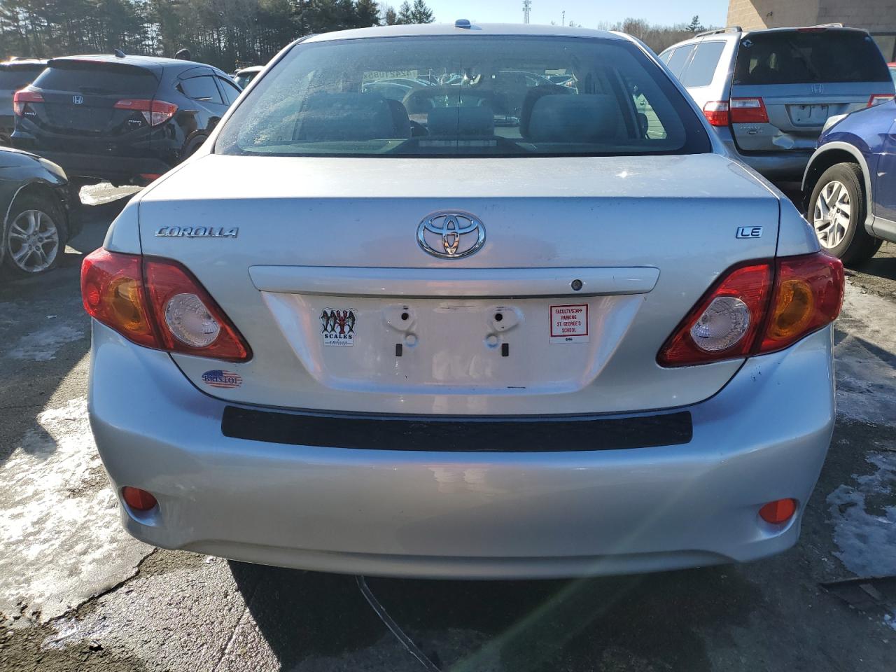 2009 Toyota Corolla VIN JTDBL40E49J045162 Copart auction photo, front end / minor dent/scratches damage thumbnail 6