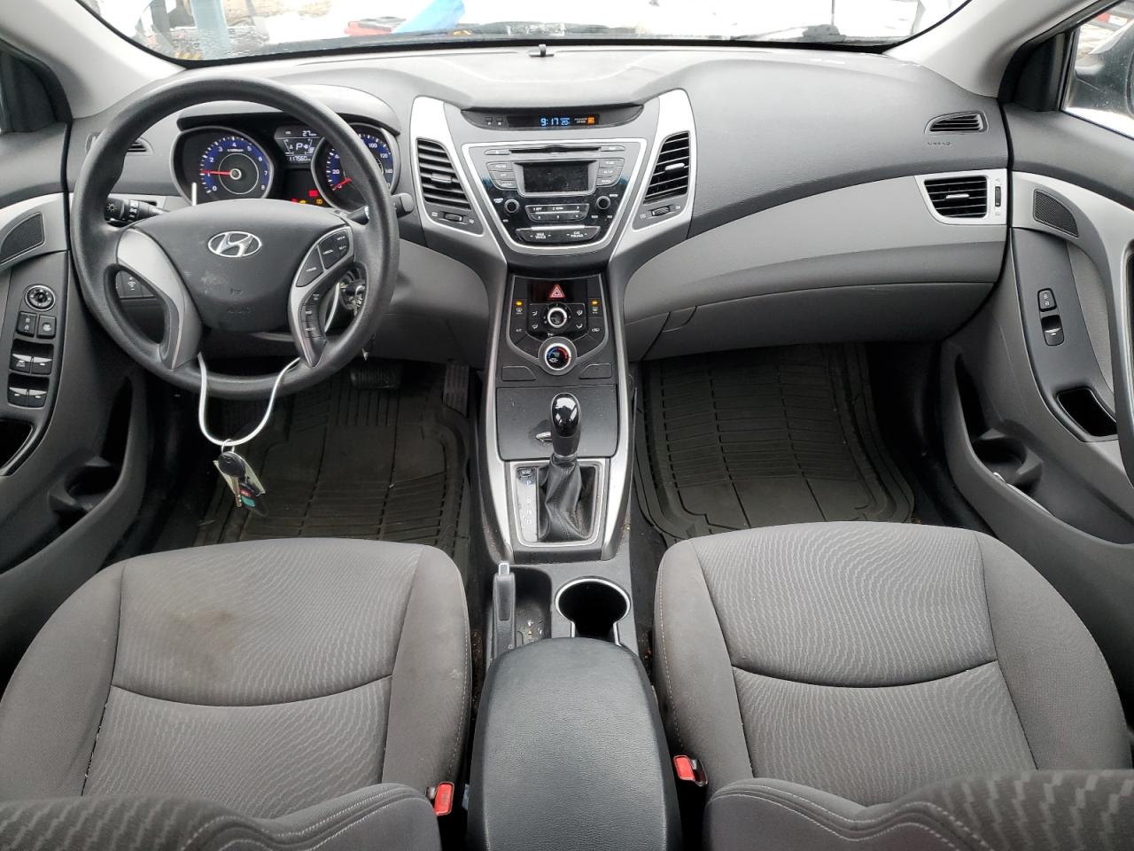 2014 Hyundai Elantra VIN KMHDH4AE6EU169754 Copart auction photo, front end damage thumbnail 8