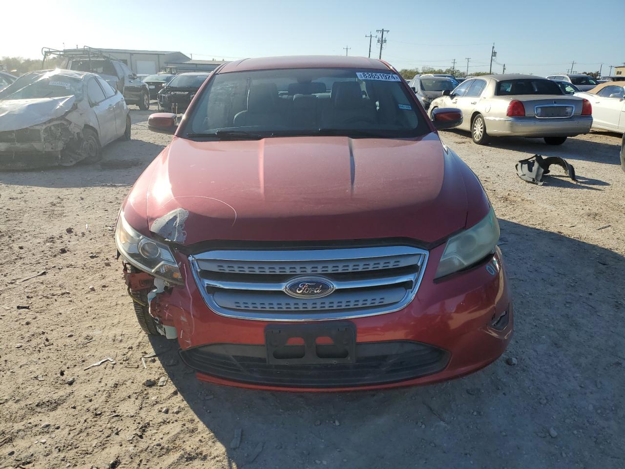 2010 Ford Taurus VIN 1FAHP2EW7AG106807 Copart auction photo, all over damage thumbnail 5