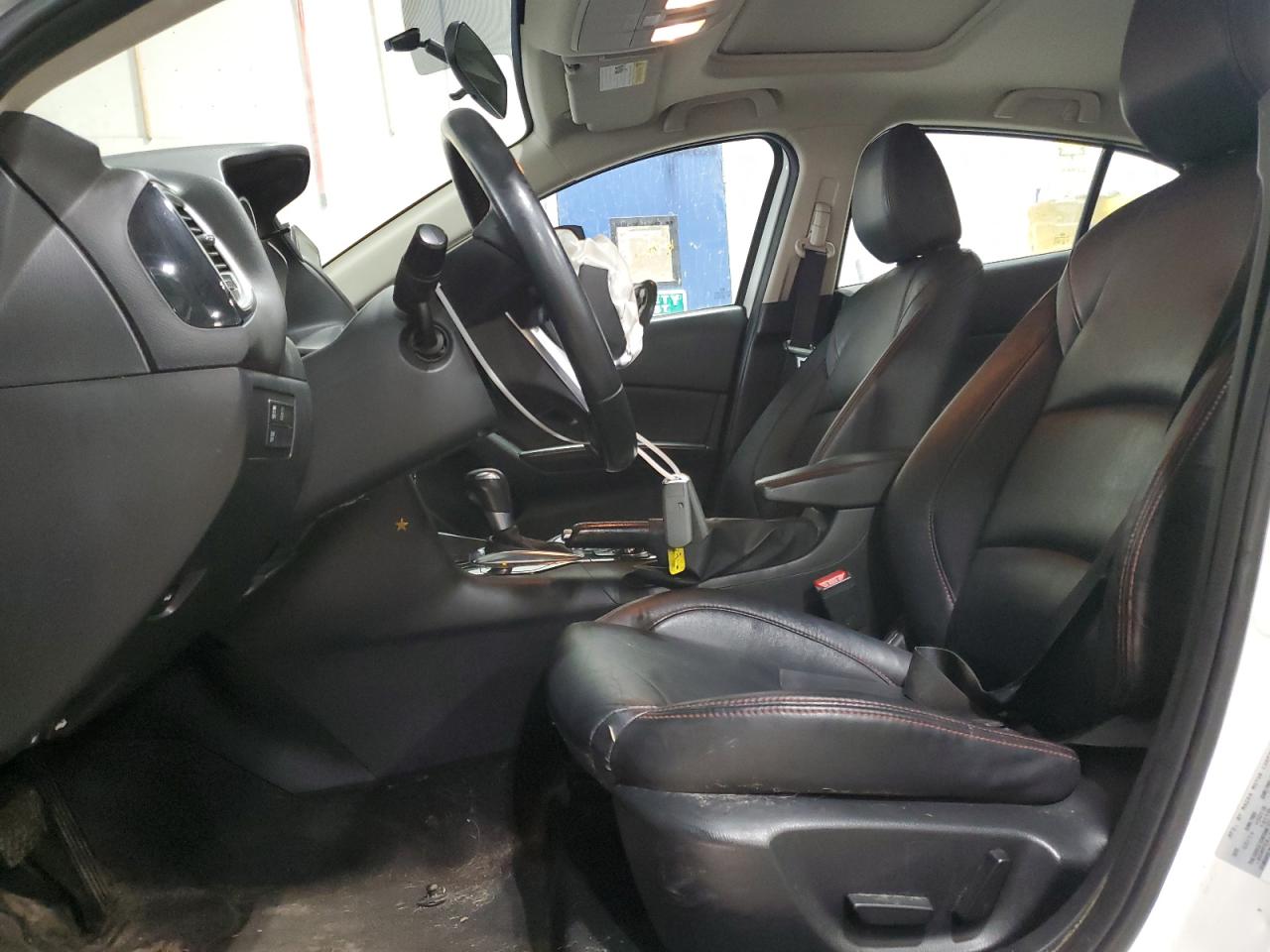 2014 Mazda 3 VIN JM1BM1W73E1189736 Copart auction photo, front end / side damage thumbnail 7