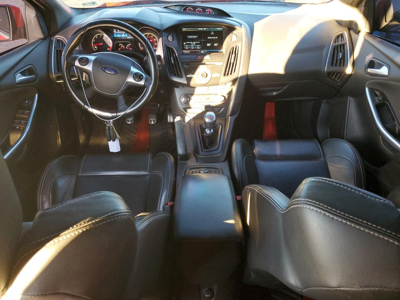 2014 Ford Focus VIN 1FADP3L91EL212183 Copart auction photo, front end / side damage thumbnail 8