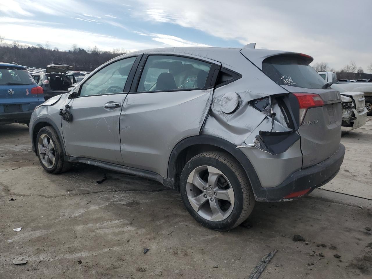 2019 Honda HR-V VIN 3CZRU6H36KG705200 Copart auction photo, rollover damage thumbnail 2