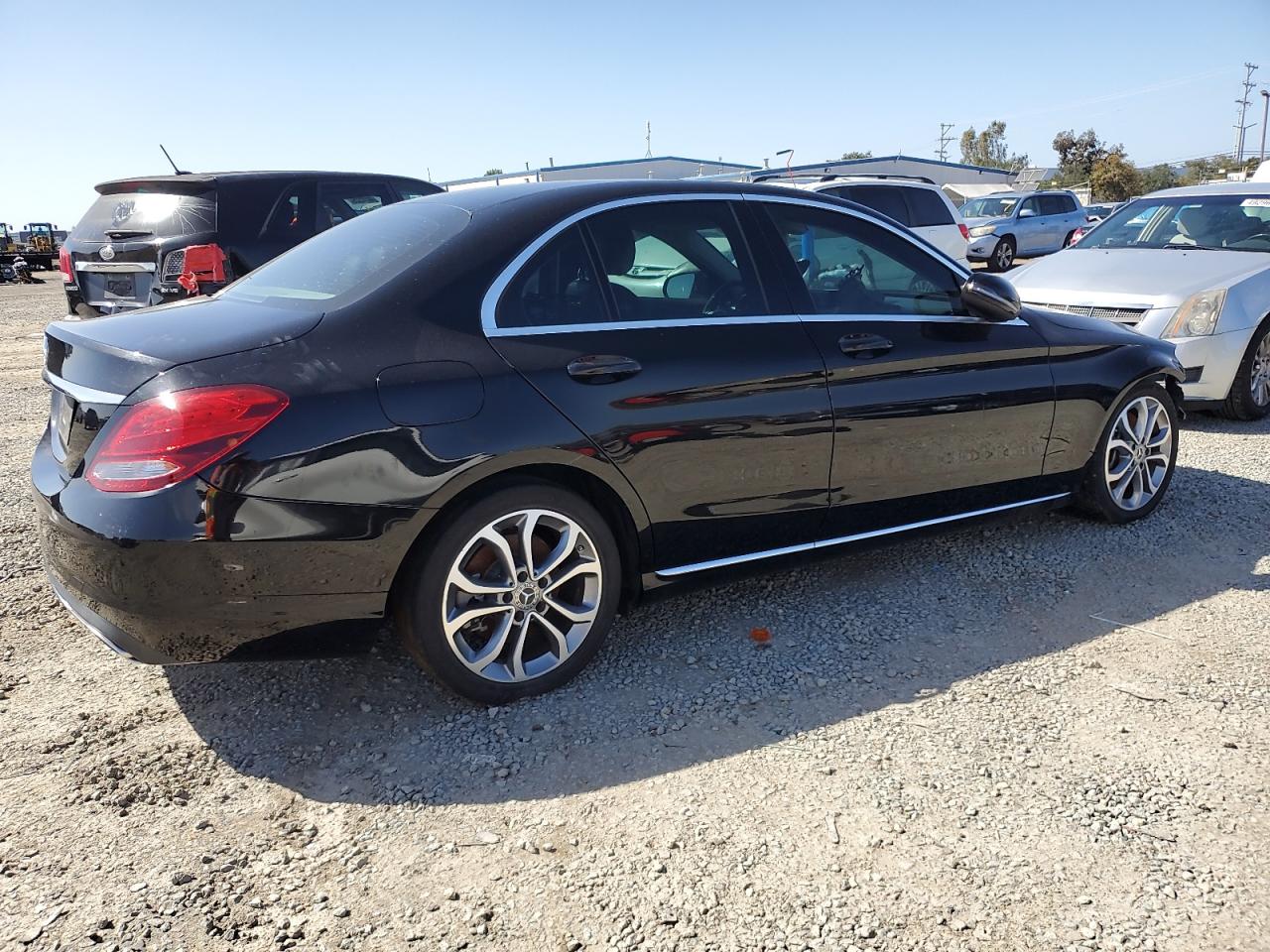 2017 Mercedes-Benz C-klasse VIN 55SWF4JB3HU219997 Copart auction photo, front end damage thumbnail 3