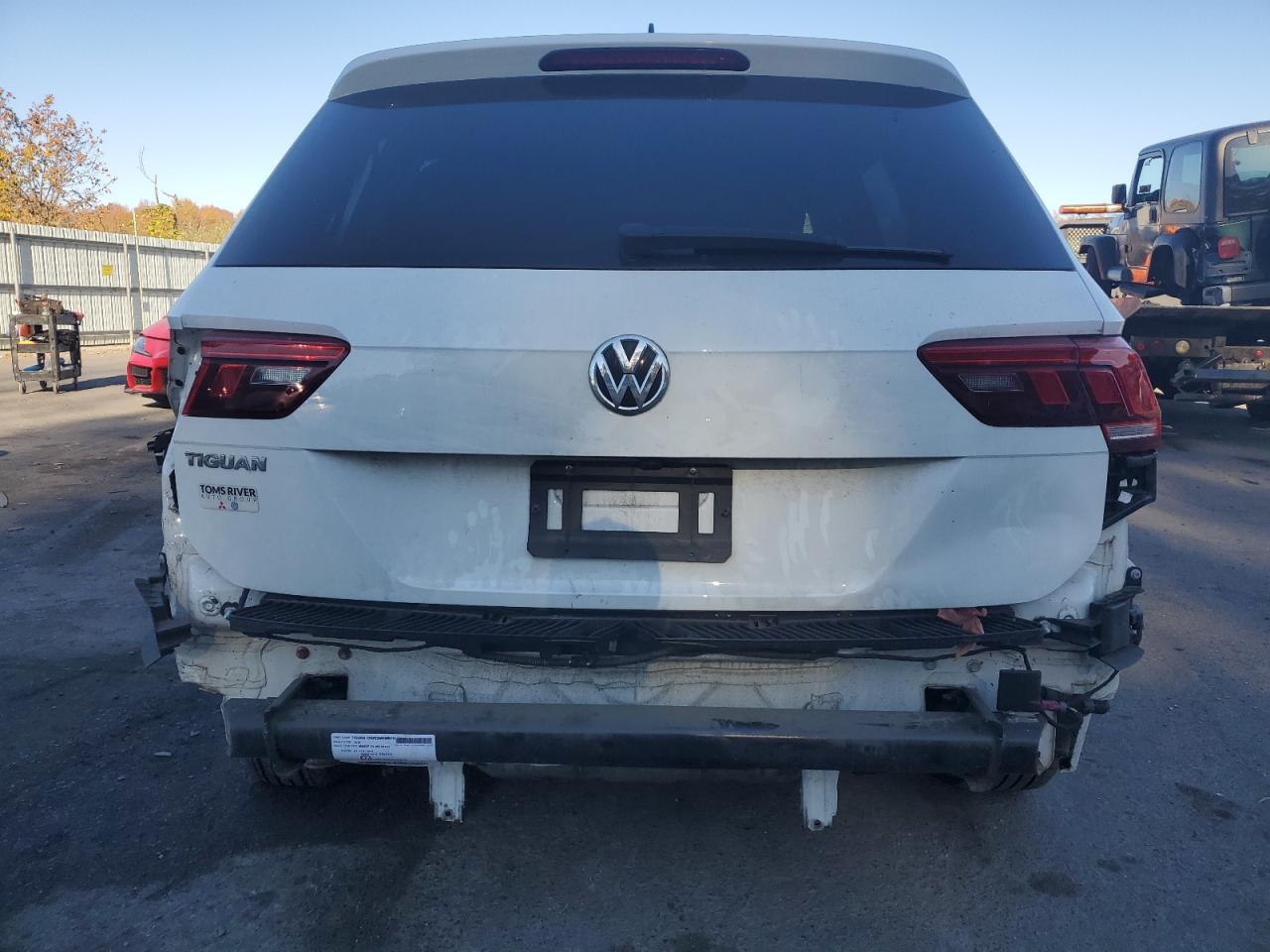 2021 Volkswagen Tiguan VIN 3VV1B7AX6MM003878 Copart auction photo, rear end / side damage thumbnail 6