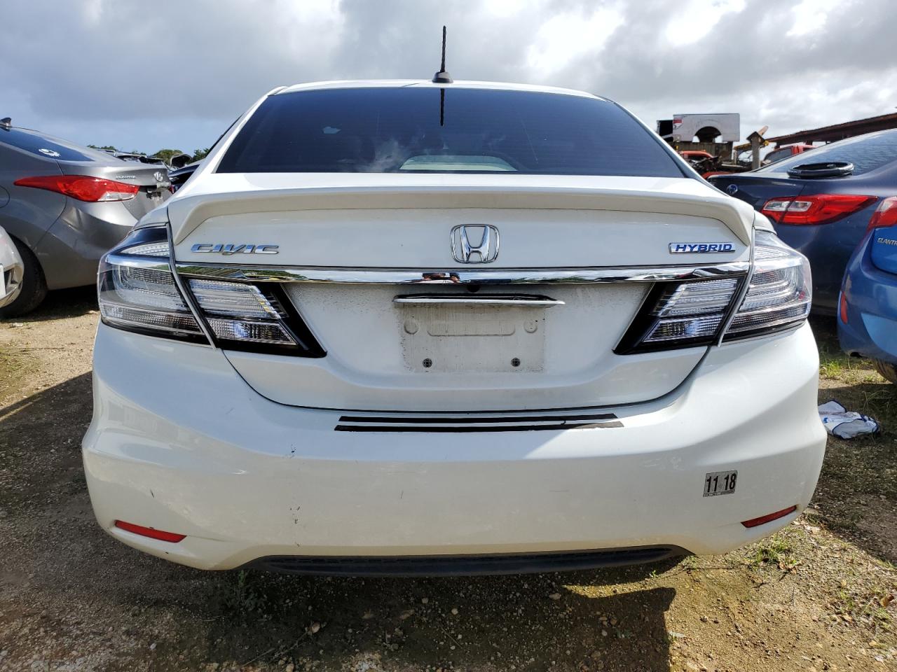 2013 Honda Civic VIN 19XFB4F31DE003449 Copart auction photo, side damage thumbnail 6