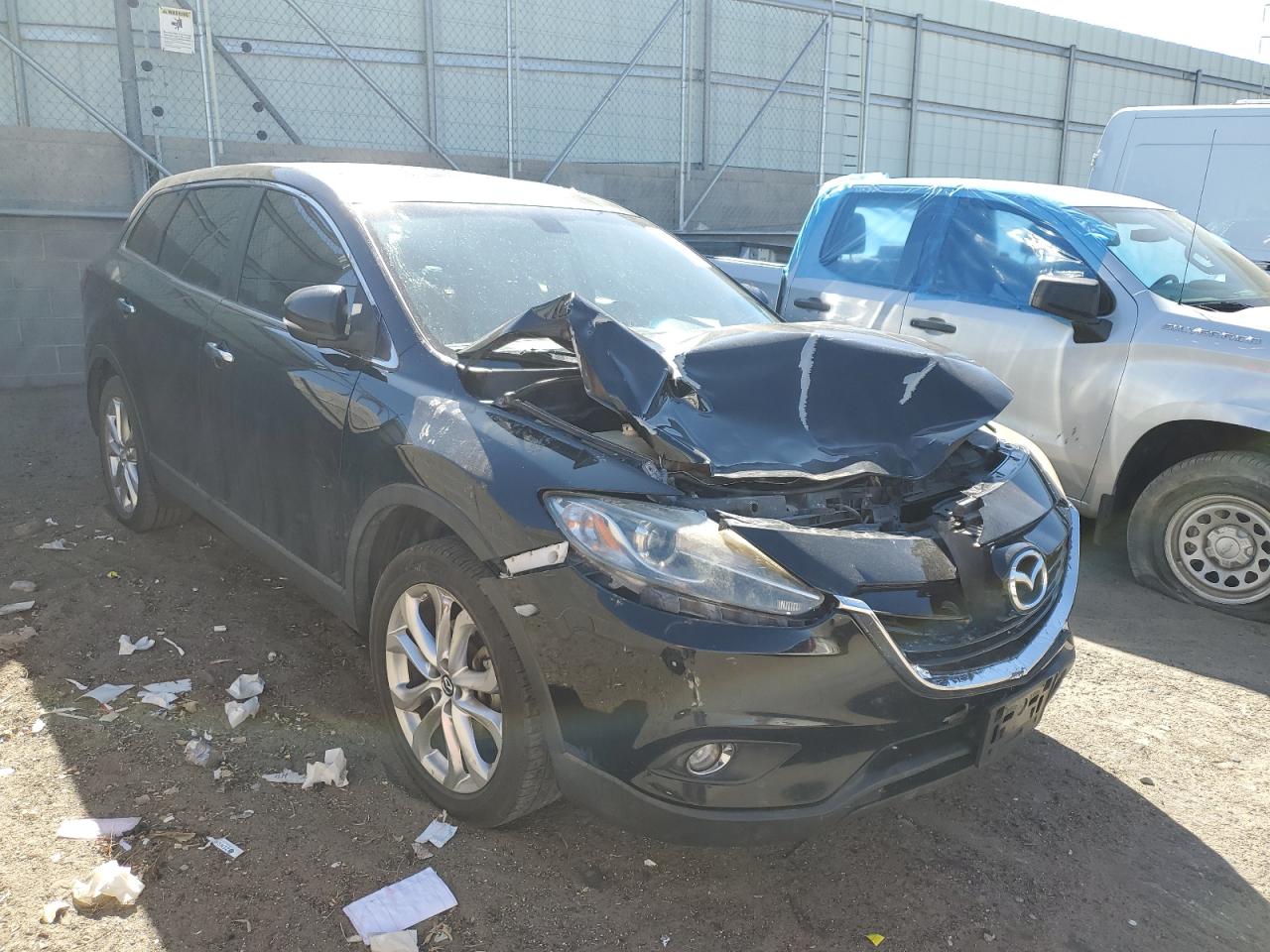 2013 Mazda CX-9 VIN JM3TB2DA1D0403035 Copart auction photo, front end damage thumbnail 4