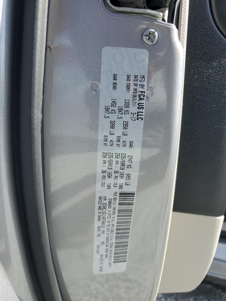 2017 Chrysler Pacifica VIN 2C4RC1BG1HR708418 Copart auction photo, undercarriage damage thumbnail 14