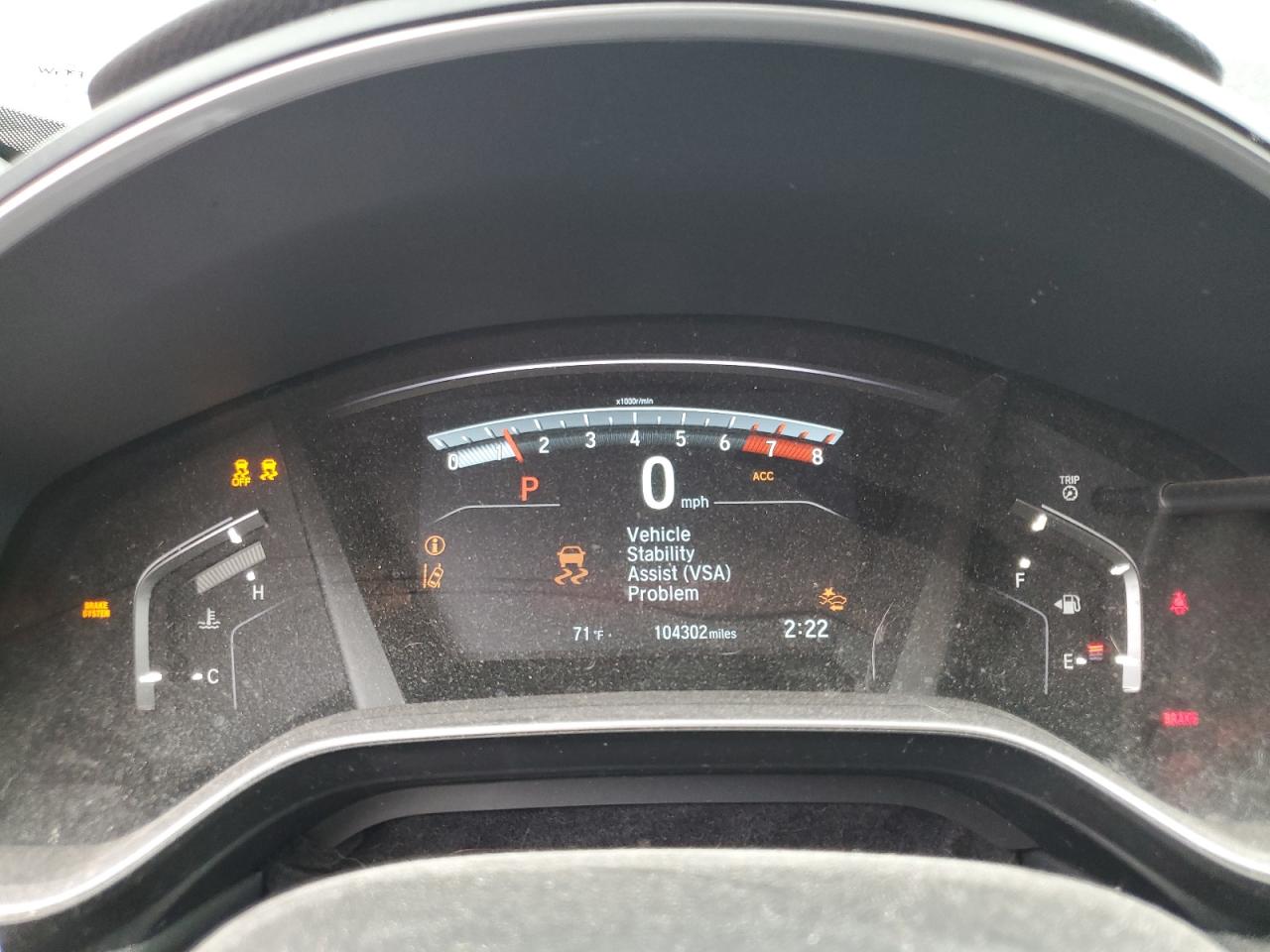 2018 Honda CR-V VIN 7FARW1H57JE004131 Copart auction photo, rear end damage thumbnail 9