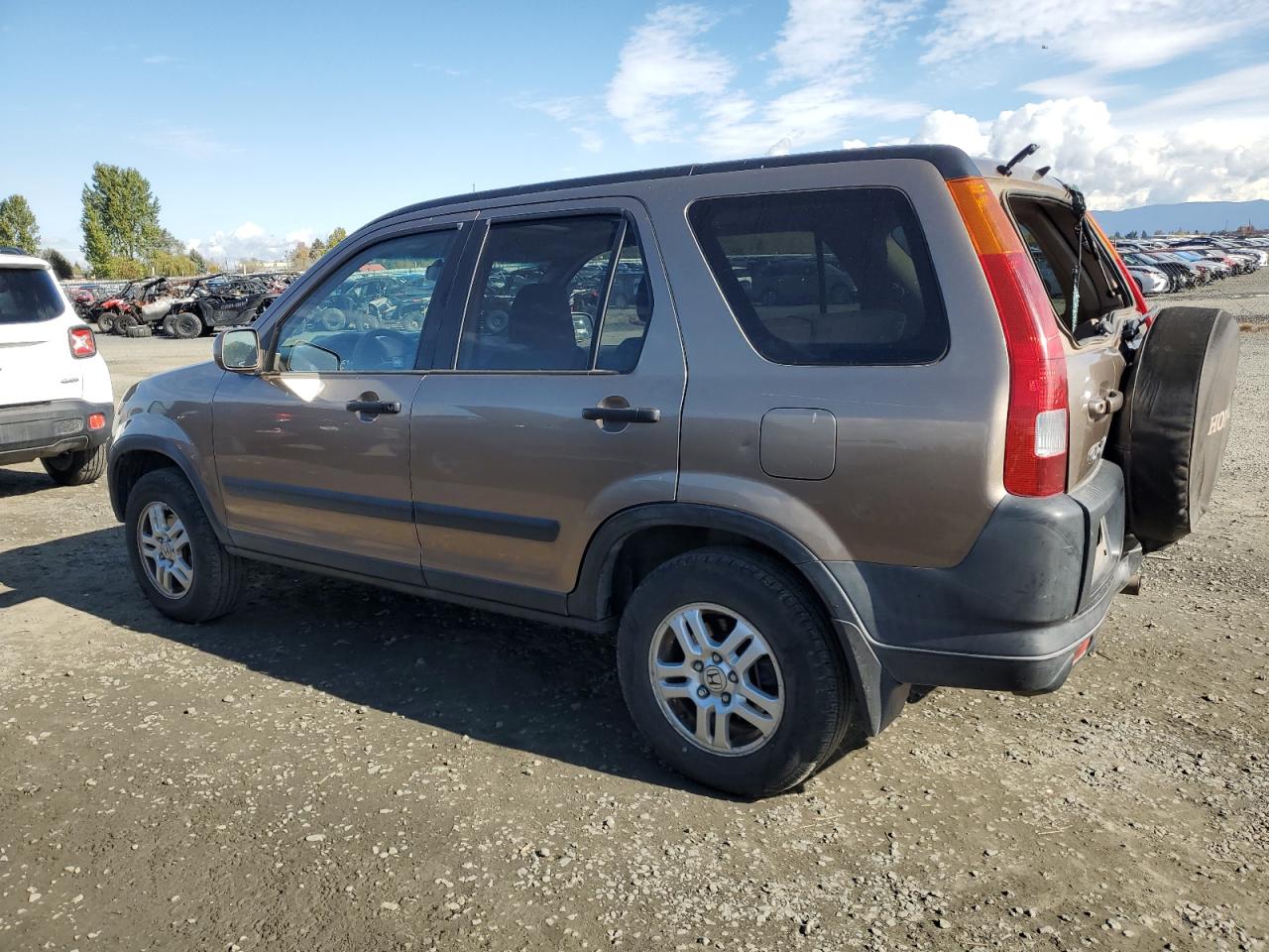 2004 Honda CR-V VIN JHLRD78804C005026 Copart auction photo, rear end / undercarriage damage thumbnail 2