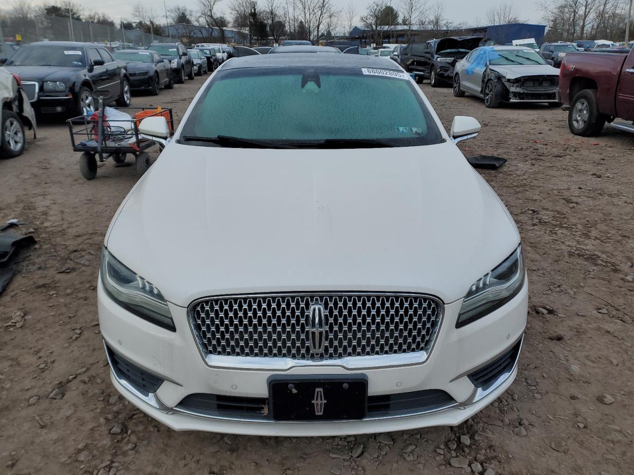 2017 Lincoln MKZ VIN 3LN6L5FC2HR619657 Copart auction photo, undercarriage / rear end damage thumbnail 5