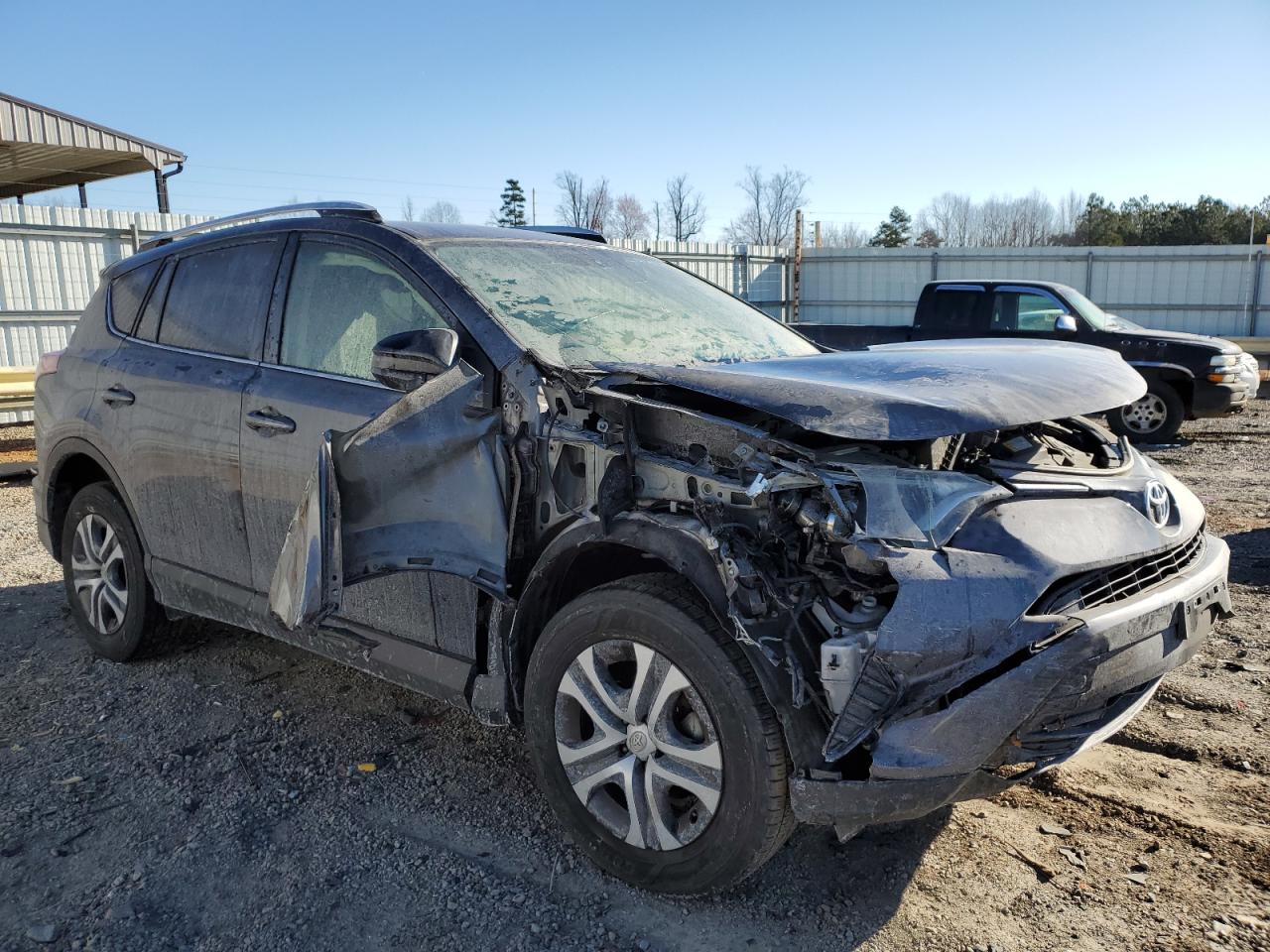 2016 Toyota RAV 4 VIN JTMBFREV2GJ087503 Copart auction photo, front end / side damage thumbnail 4