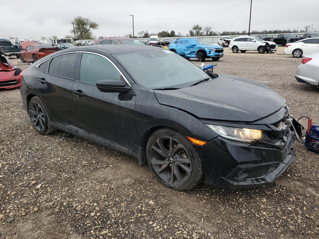 2019 Honda Civic VIN 19XFC2F85KE048551 Copart auction photo, front end damage thumbnail 4