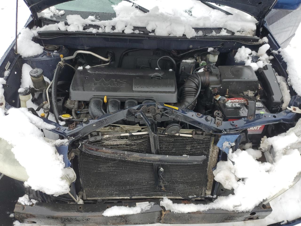 2003 Toyota Corolla VIN 2T1BR32EX3C123758 Copart auction photo, front end / side damage thumbnail 13