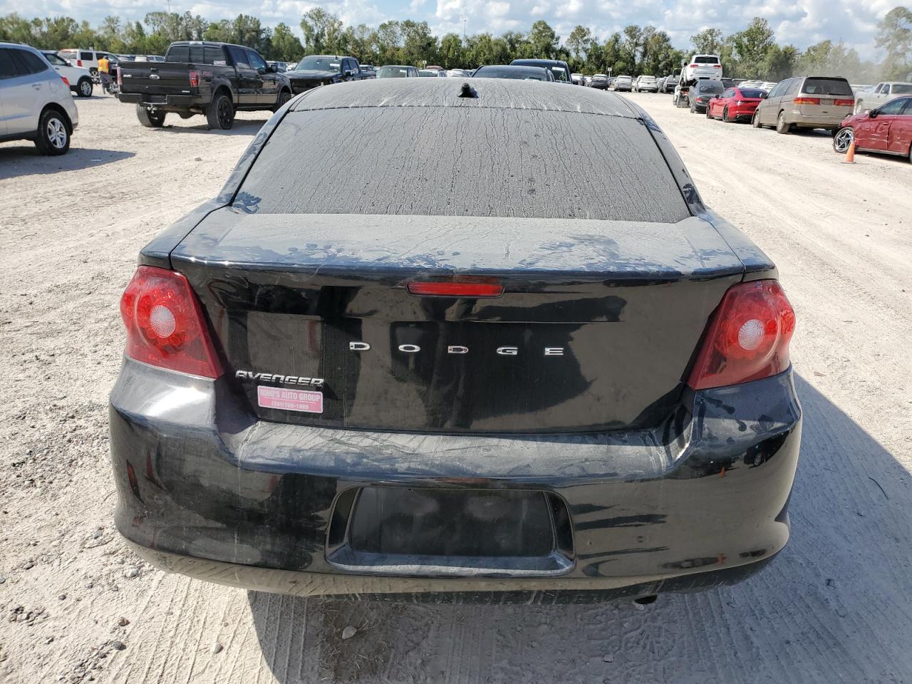 2012 Dodge Avenger VIN 1C3CDZAB8CN216342 Copart auction photo, front end / side damage thumbnail 6