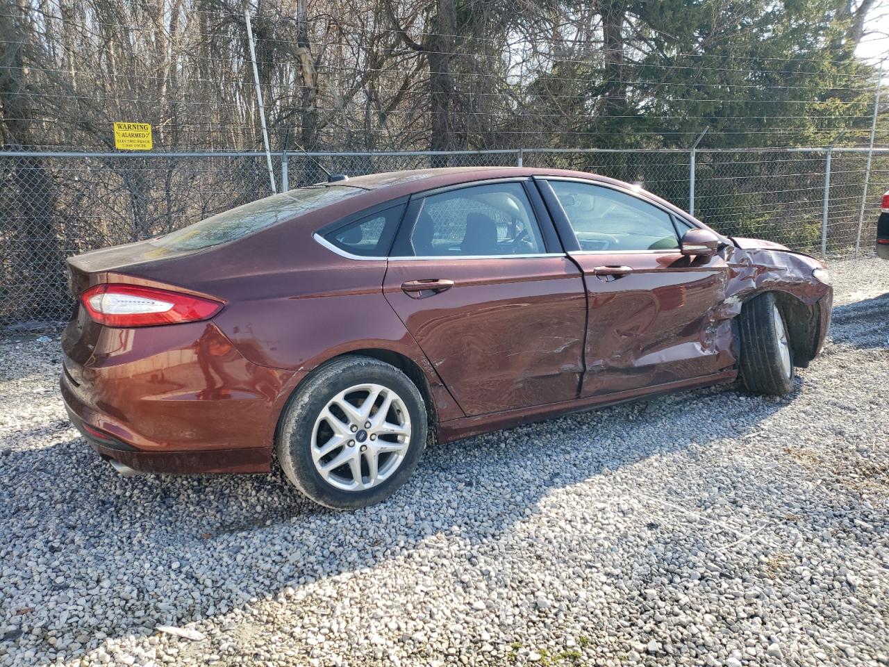 2016 Ford Fusion VIN 3FA6P0H73GR129387 Copart auction photo, front end / side damage thumbnail 3