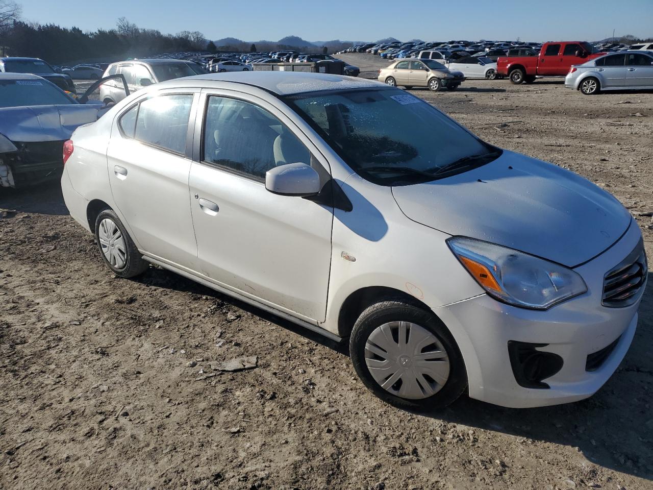 2019 Mitsubishi Mirage VIN ML32F3FJ9KHF16960 Copart auction photo, rear end damage thumbnail 4