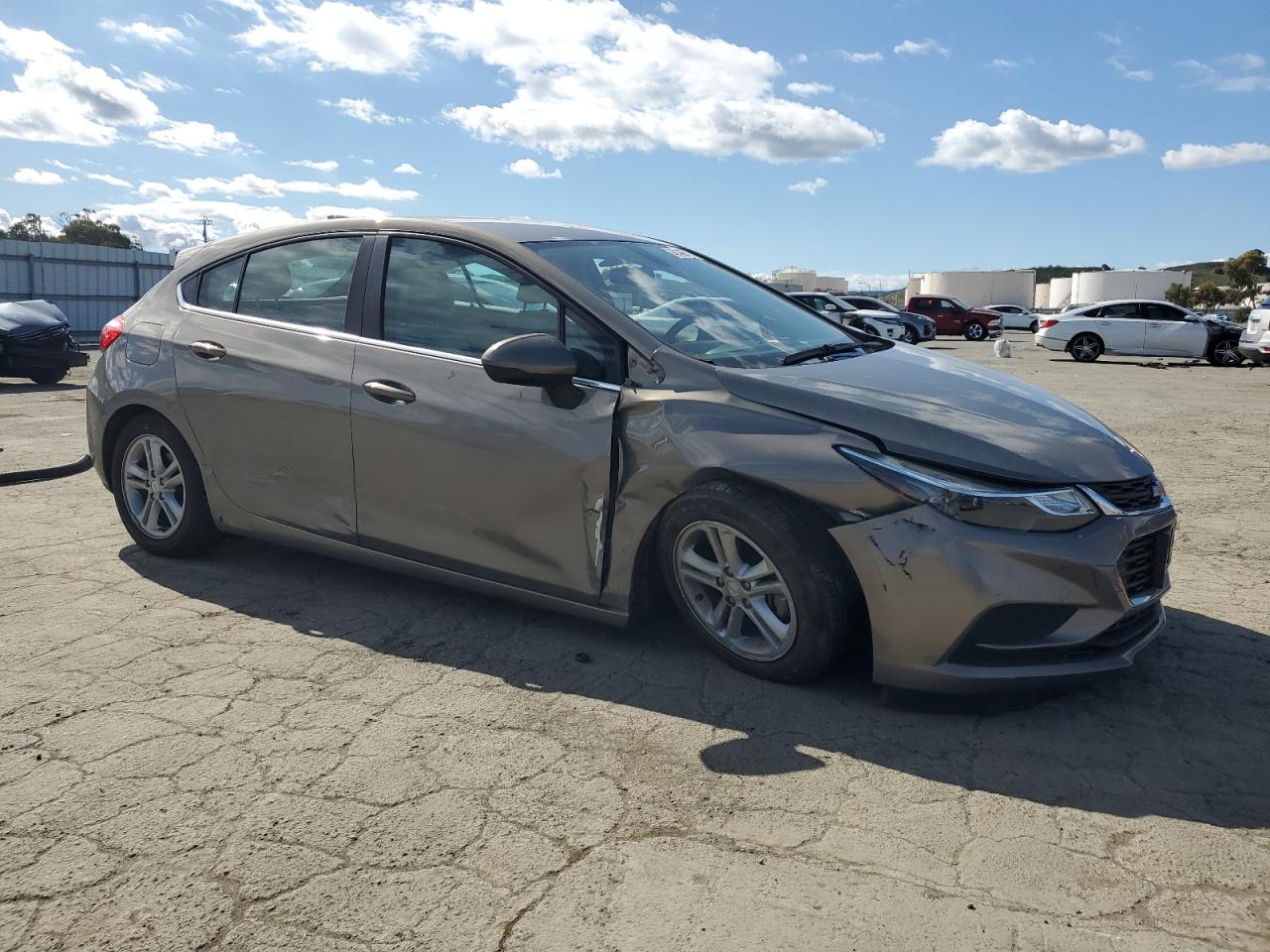 2017 Chevrolet Cruze VIN 3G1BE6SM3HS563389 Copart auction photo, all over damage thumbnail 4