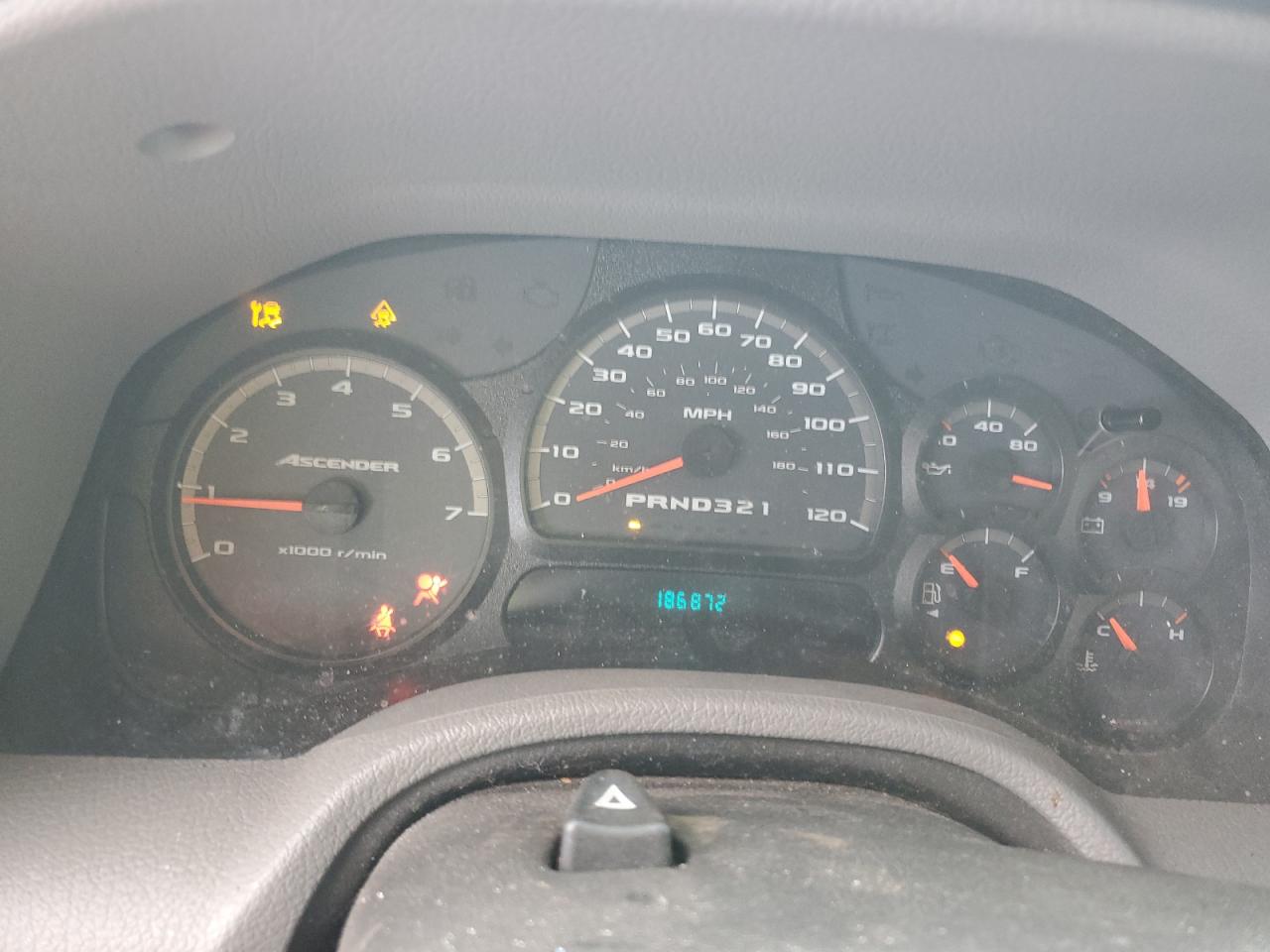 2006 Isuzu Ascender VIN 4NUES16S666701439 Copart auction photo, front end / side damage thumbnail 9