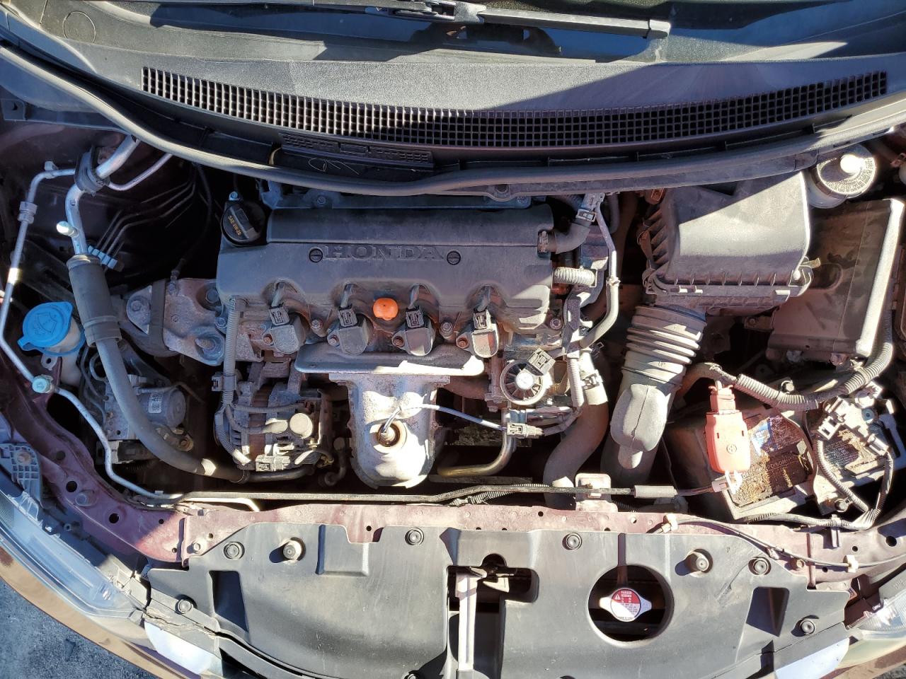 2015 Honda Civic VIN 2HGFB2E55FH504439 Copart auction photo, rear end / side damage thumbnail 11
