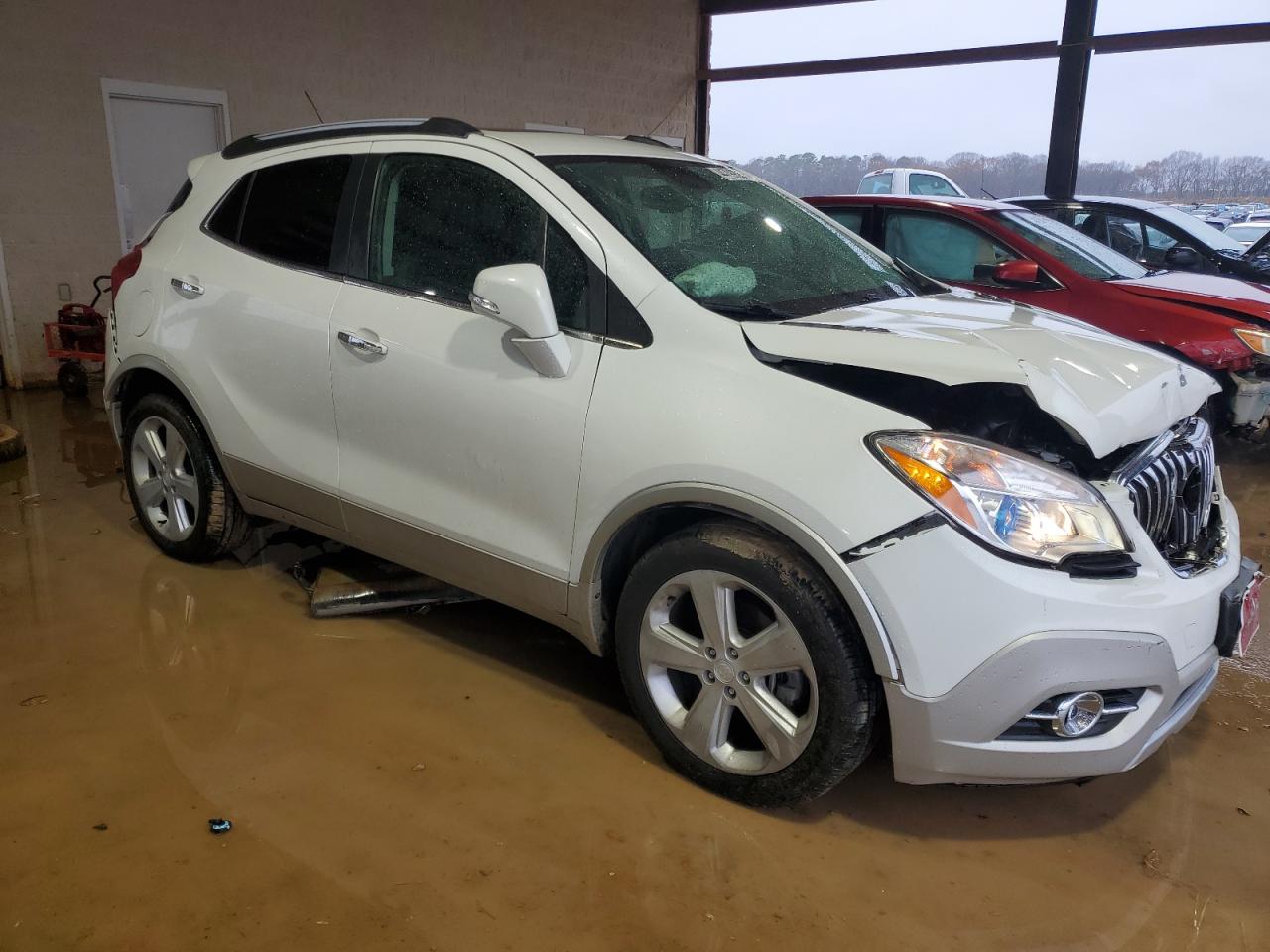 2015 Buick Encore VIN KL4CJBSB5FB243783 Copart auction photo, rear end / front end damage thumbnail 4