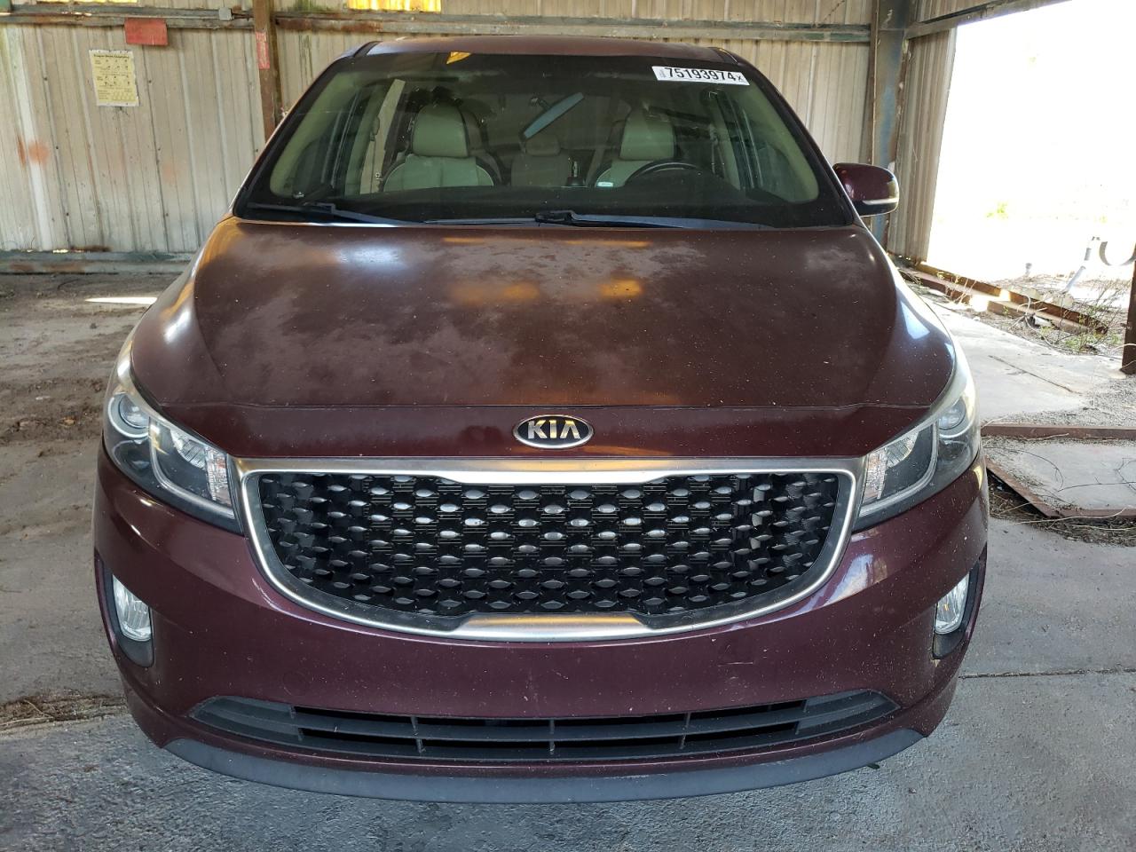 2016 KIA Sedona VIN KNDMC5C18G6159379 Copart auction photo, side / rear end damage thumbnail 5