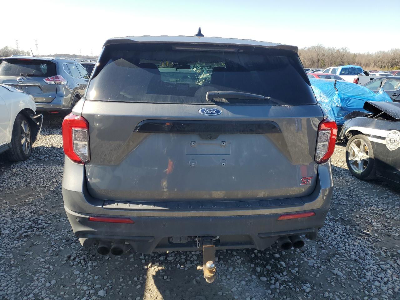 2022 Ford Explorer VIN 1FM5K8GC5NGB60674 Copart auction photo, front end / all over damage thumbnail 6