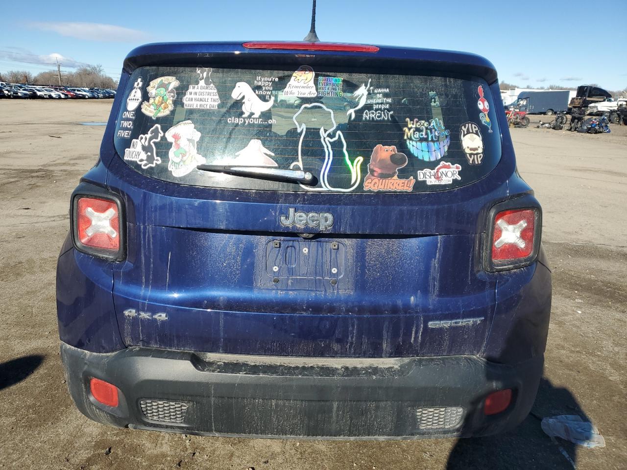 2016 Jeep Renegade VIN ZACCJBAT5GPC79710 Copart auction photo, front end / mechanical damage thumbnail 6