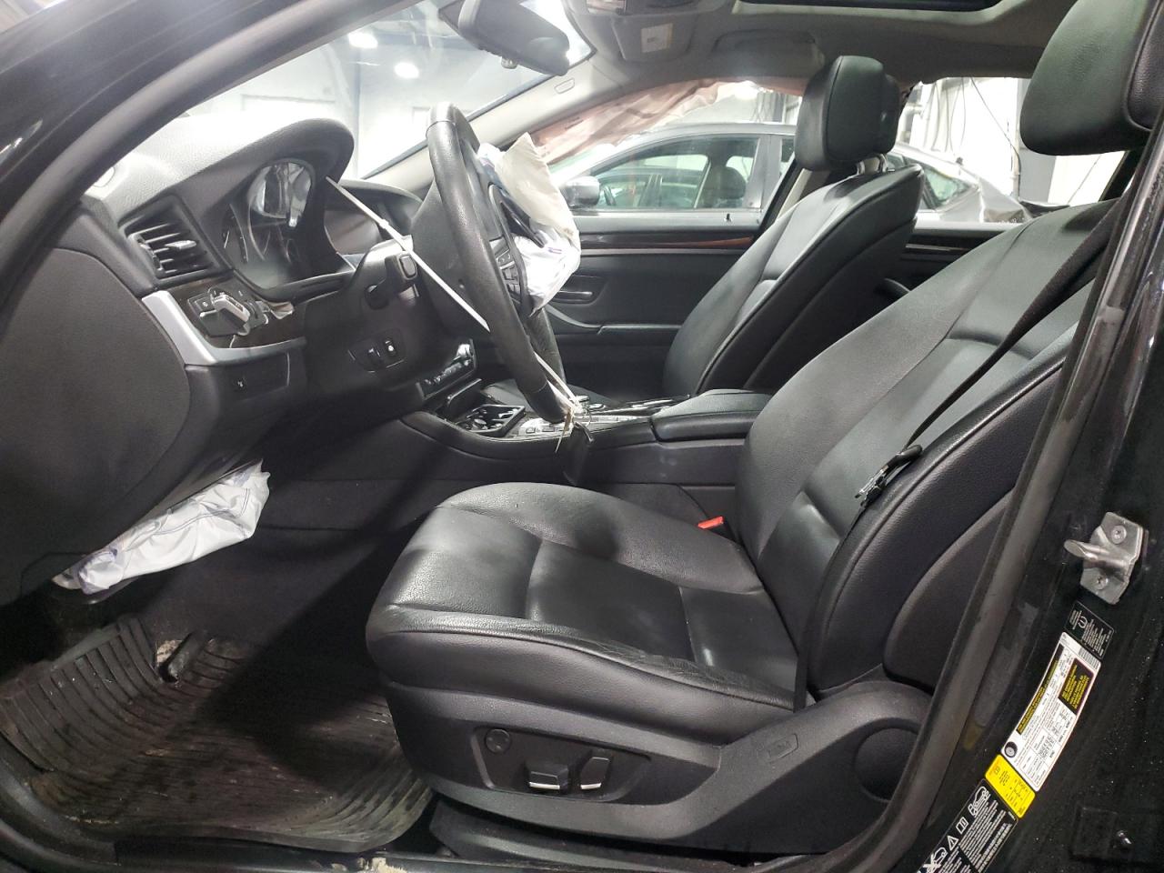 2013 BMW 5er VIN WBAFU7C55DDU67148 Copart auction photo, front end / side damage thumbnail 7