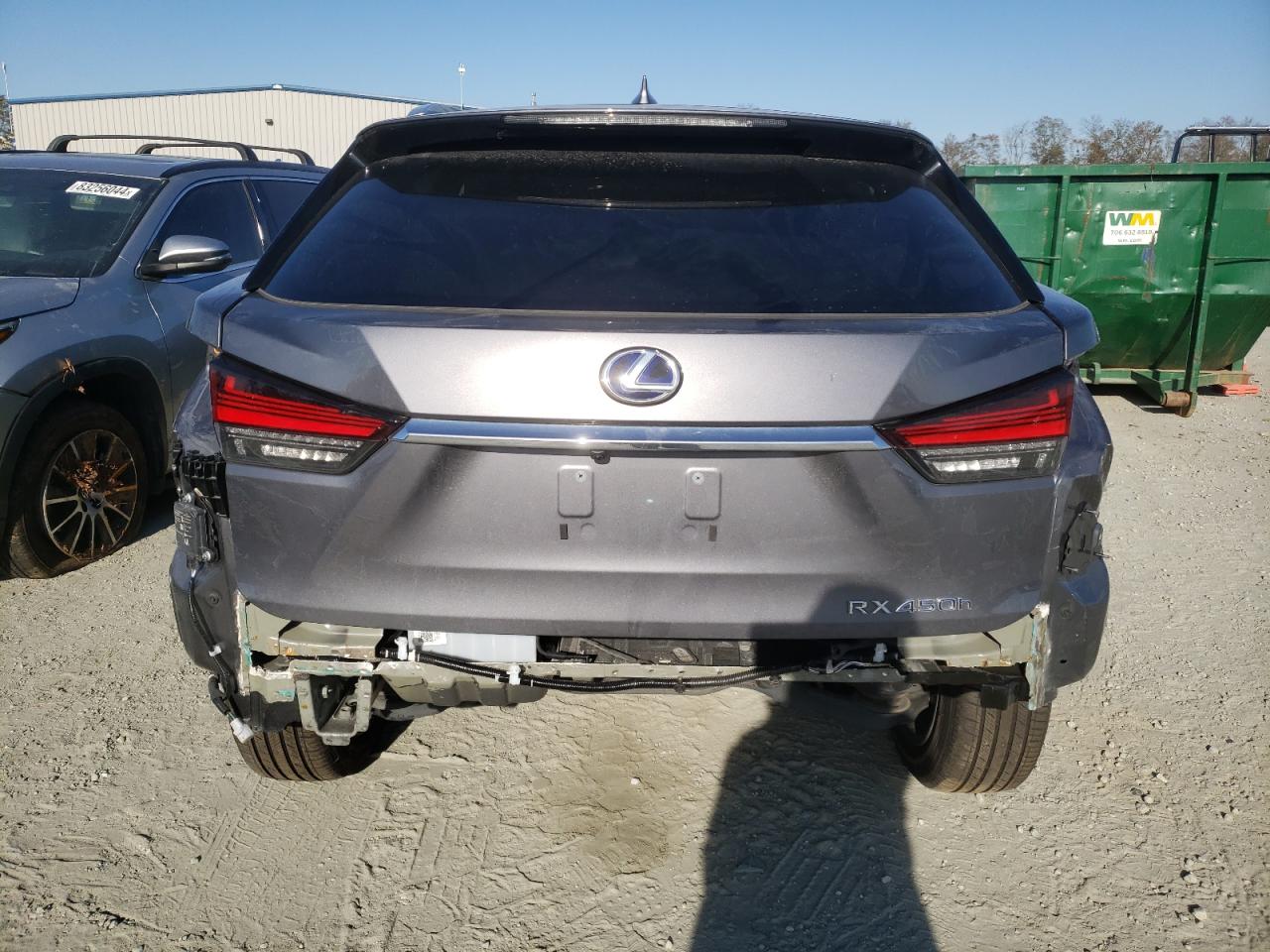 2020 Lexus RX VIN 2T2JGMDA0LC053894 Copart auction photo, partial repair damage thumbnail 6
