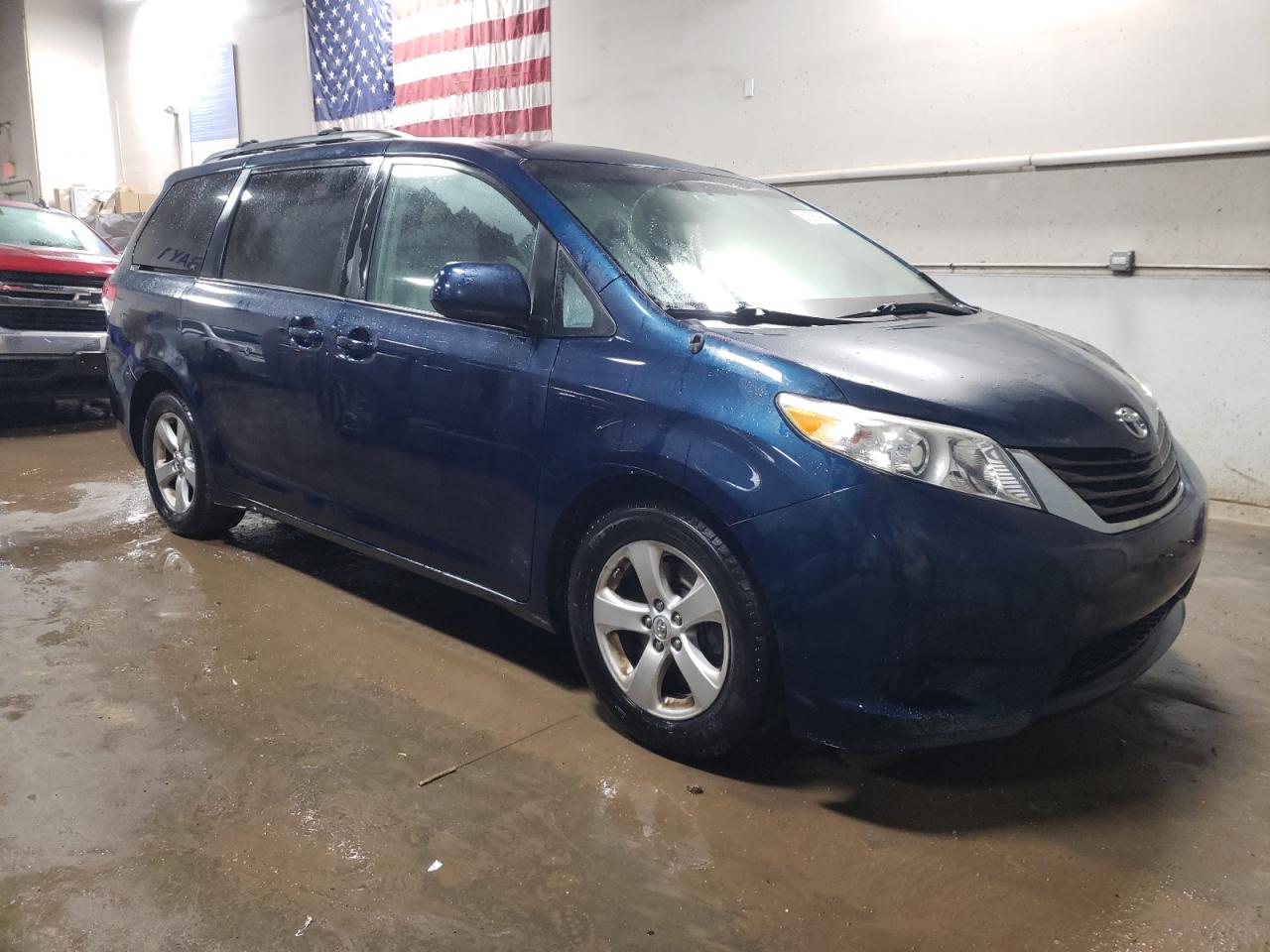 2012 Toyota Sienna VIN 5TDKK3DCXCS275143 Copart auction photo, rear end damage thumbnail 4
