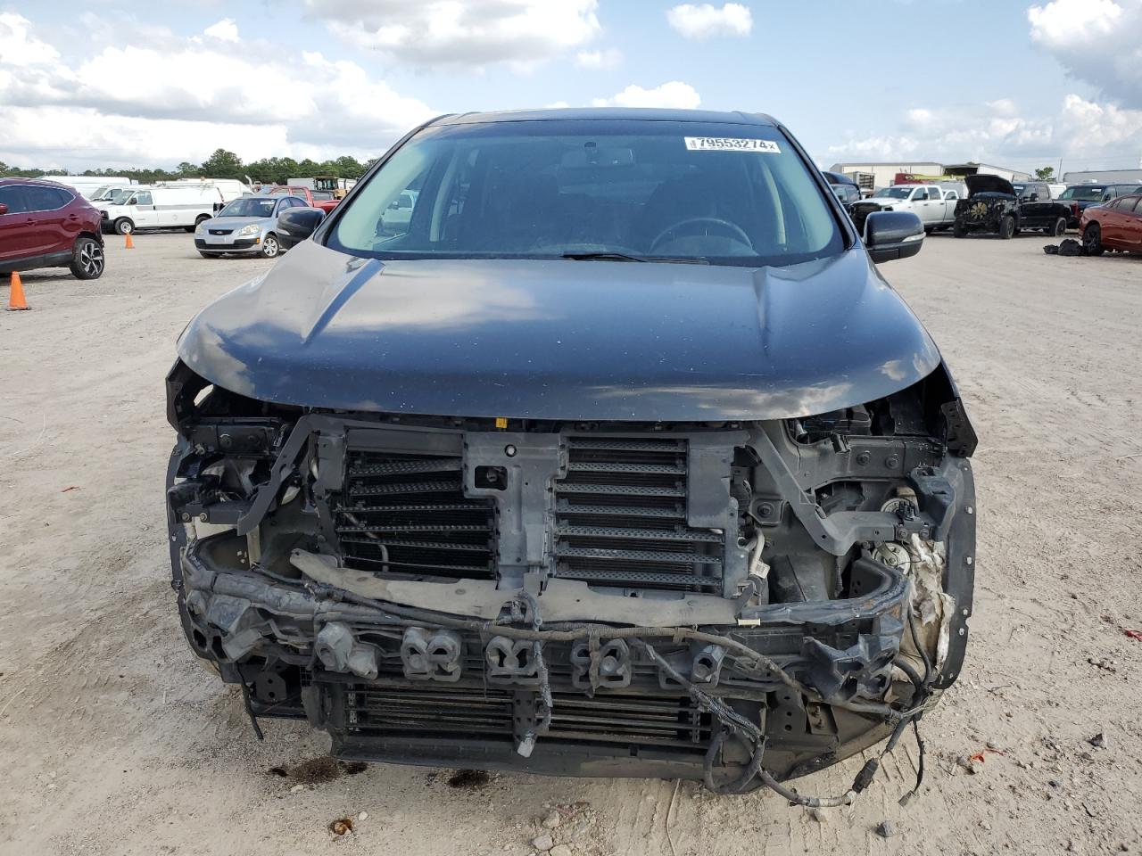 2018 Ford Edge VIN 2FMPK4K90JBB42453 Copart auction photo, front end damage thumbnail 5