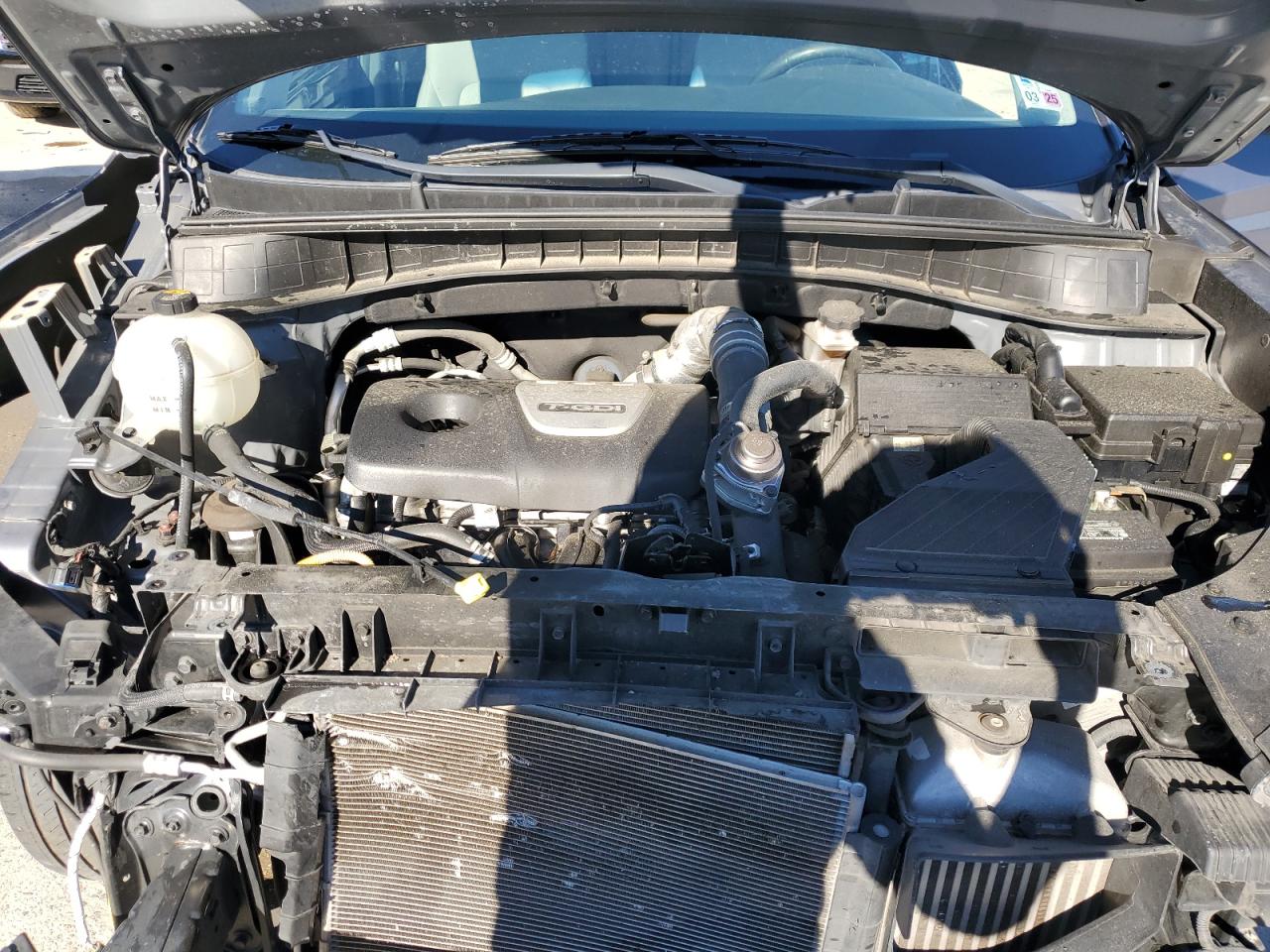 2017 Hyundai Tucson VIN KM8J33A21HU379488 Copart auction photo, side / front end damage thumbnail 12