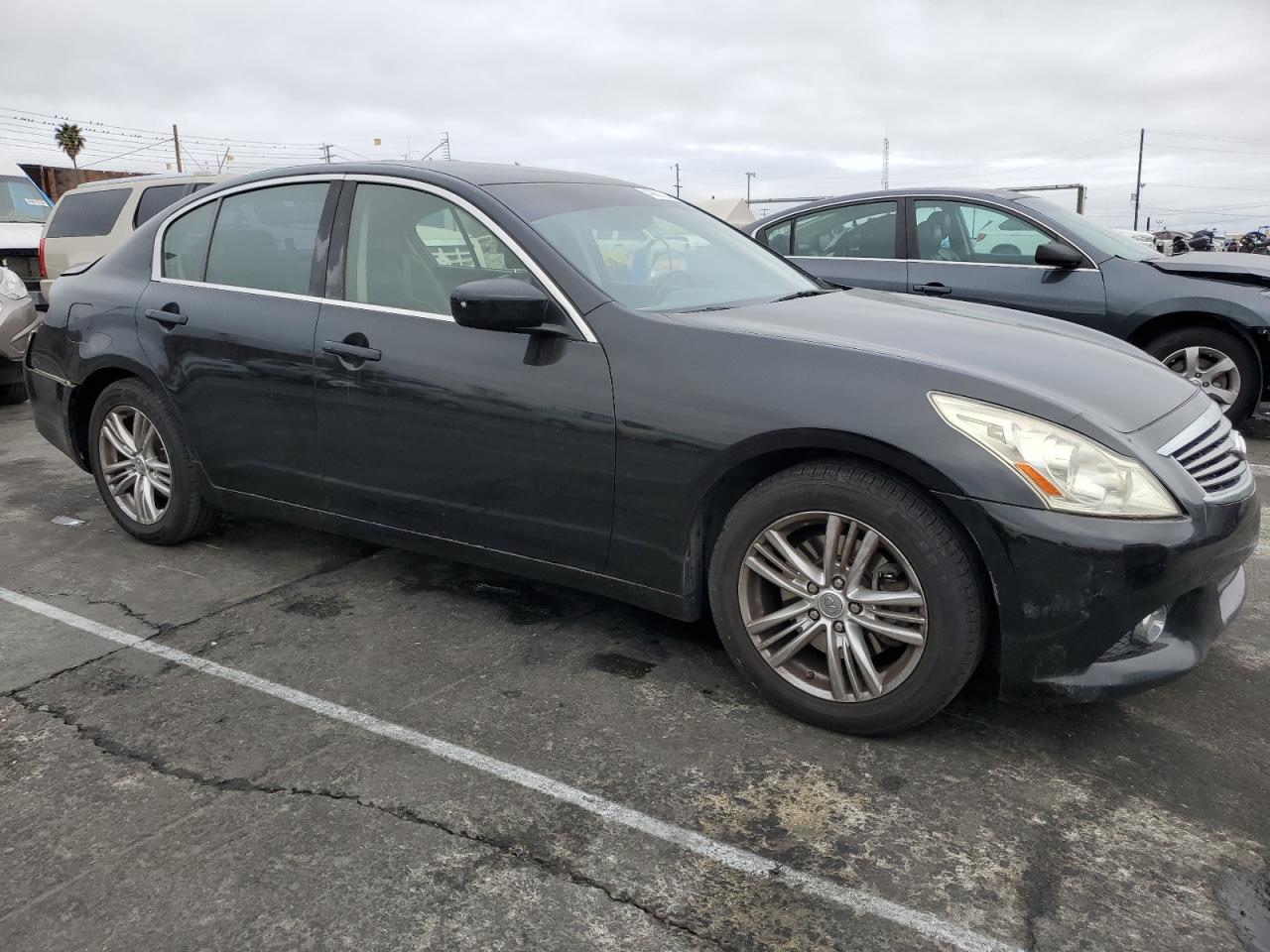 2012 Infiniti G VIN JN1DV6AP9CM700021 Copart auction photo, rear end damage thumbnail 4