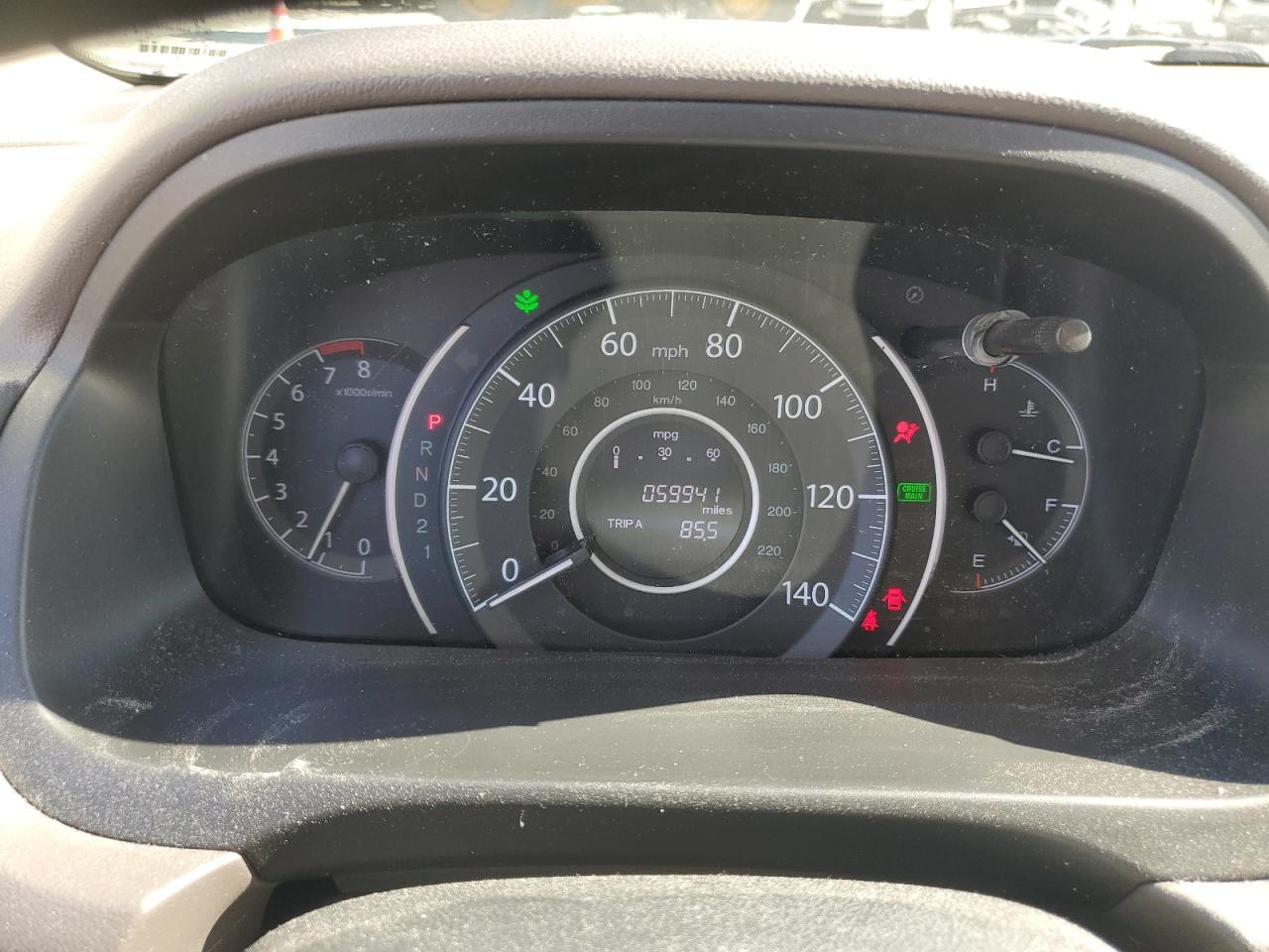 2014 Honda CR-V VIN 5J6RM4H54EL063783 Copart auction photo, front end damage thumbnail 9