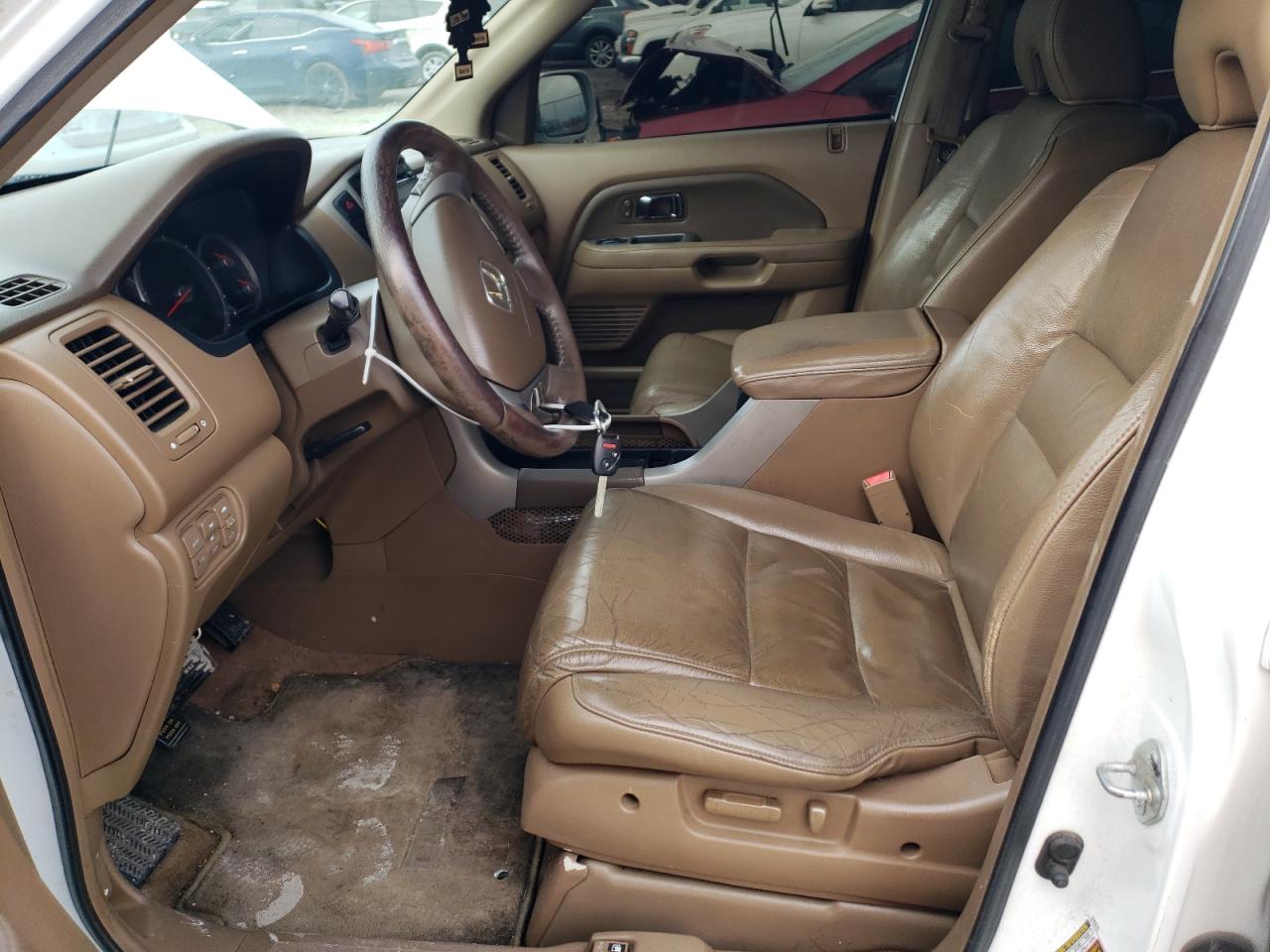2007 Honda Pilot VIN 5FNYF28647B014338 Copart auction photo, front end / side damage thumbnail 7