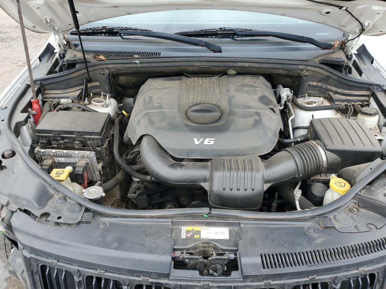 2014 Jeep Grand Cherokee VIN 1C4RJEBG8EC450948 Copart auction photo, front end / side damage thumbnail 12