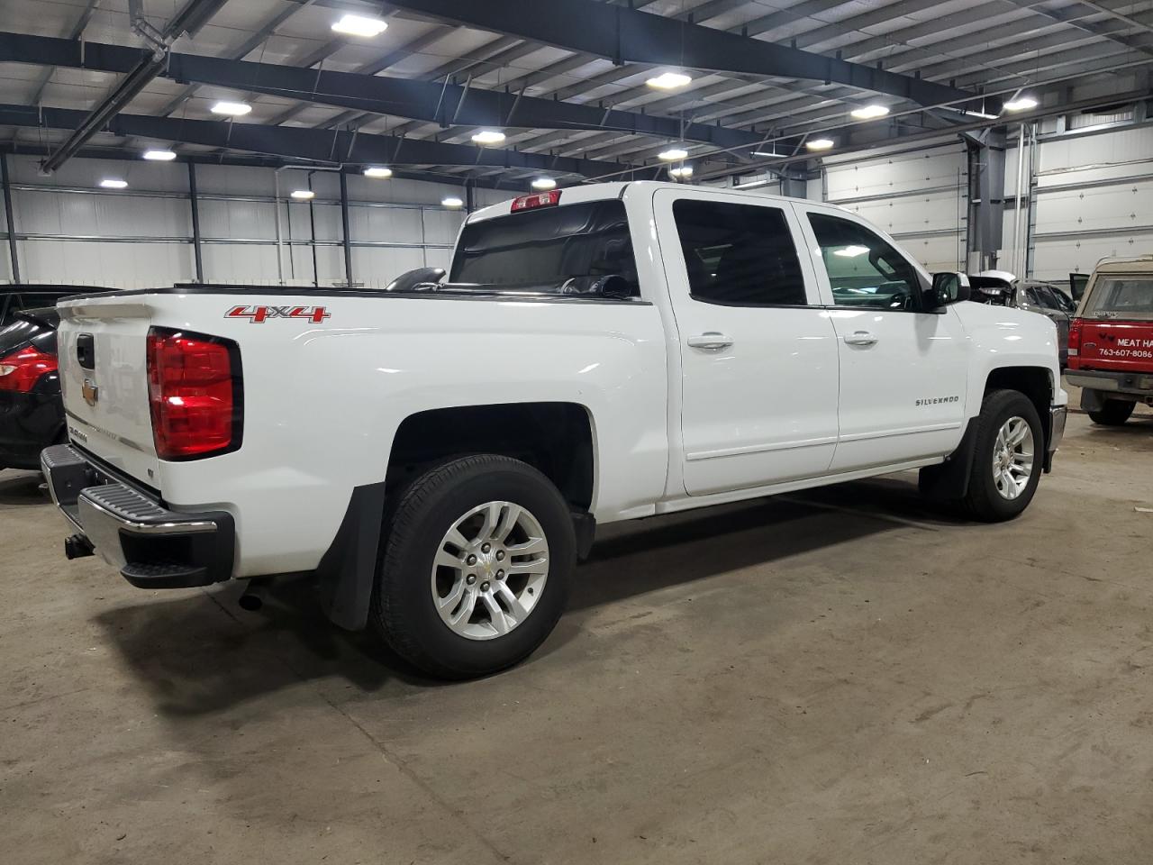 2015 Chevrolet Silverado VIN 3GCUKREC7FG466872 Copart auction photo, front end damage thumbnail 3