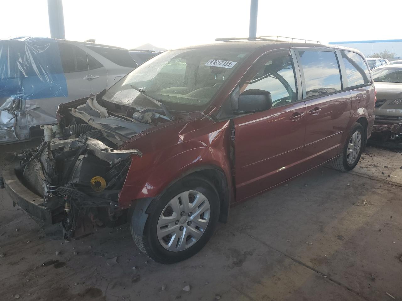 2014 Dodge Caravan VIN 2C4RDGBG4ER104647