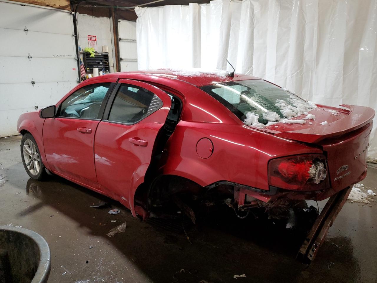 2011 Dodge Avenger VIN 1B3BD1FG9BN591086 Copart auction photo, rear end / side damage thumbnail 2