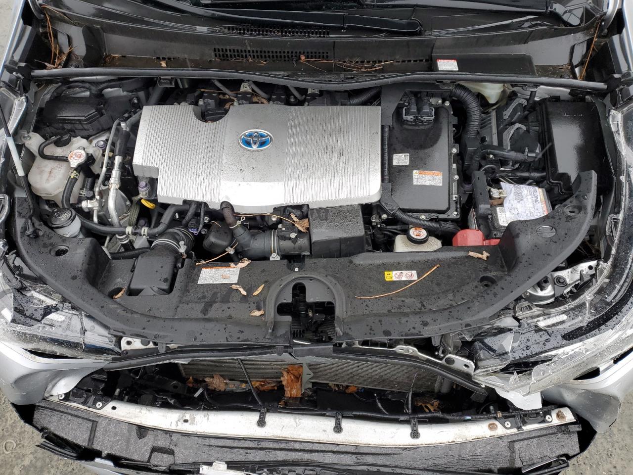 2021 Toyota Prius VIN JTDKAMFU2M3132527 Copart auction photo, front end / rear end damage thumbnail 13