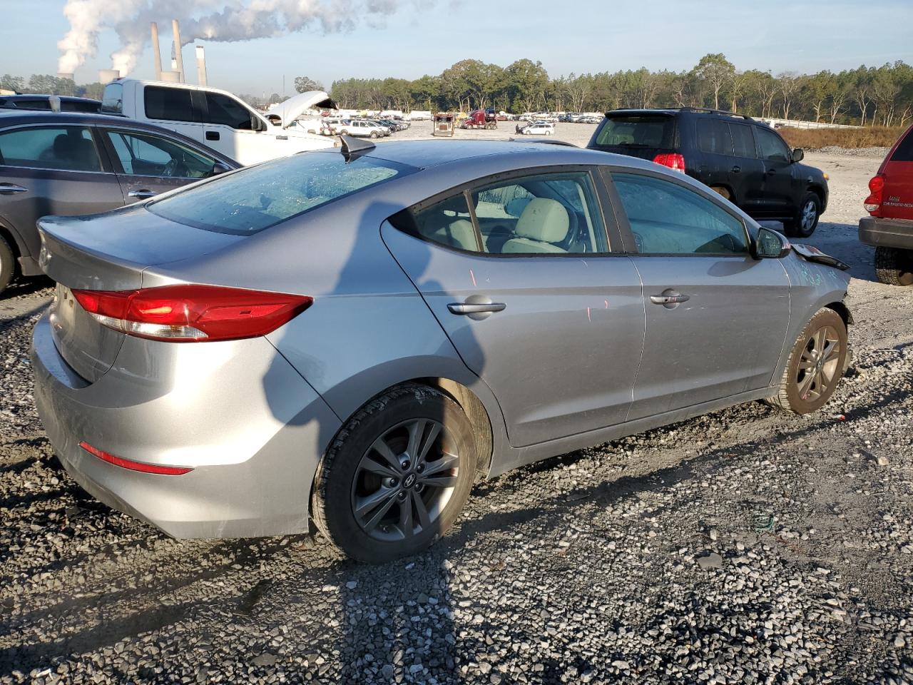 2017 Hyundai Elantra VIN 5NPD84LF8HH061757 Copart auction photo, front end damage thumbnail 3