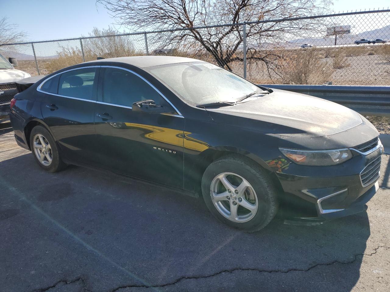 2016 Chevrolet Malibu VIN 1G1ZB5ST1GF351473 Copart auction photo, rear end / side damage thumbnail 4