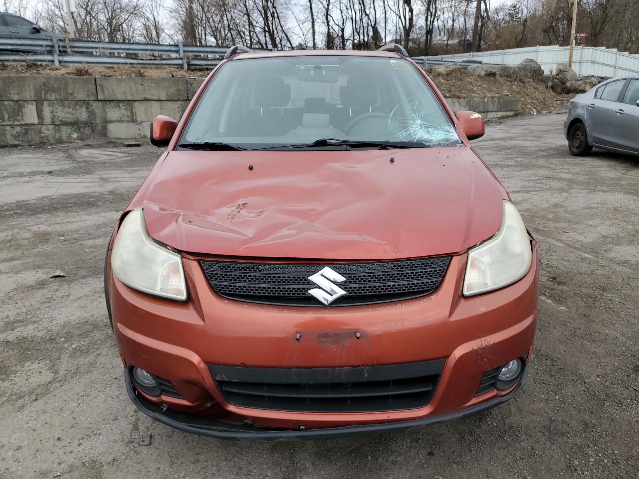 2009 Suzuki SX4 VIN JS2YB417896201449 Copart auction photo, front end / top/roof damage thumbnail 5