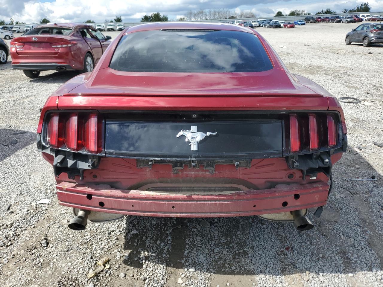 2015 Ford Mustang VIN 1FA6P8AMXF5313872 Copart auction photo, all over / rear end damage thumbnail 6