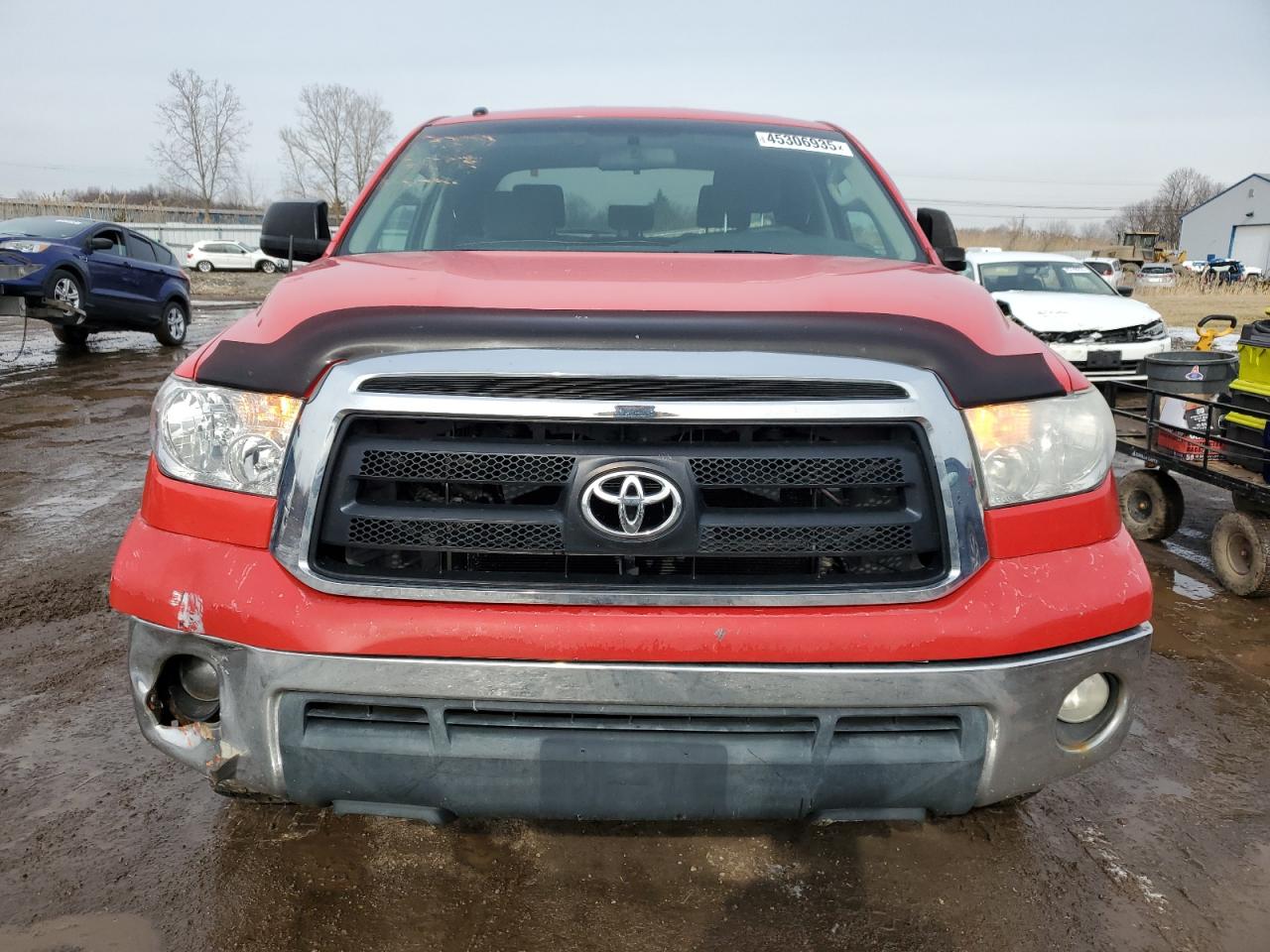 2010 Toyota Tundra VIN 5TFUW5F16AX121492 Copart auction photo, front end / rear end damage thumbnail 5
