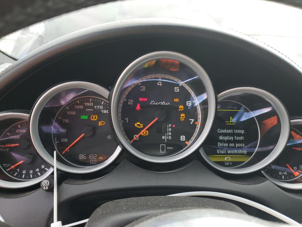 2016 Porsche Cayenne VIN WP1AC2A28GLA88956 Copart auction photo, rear end / mechanical damage thumbnail 9