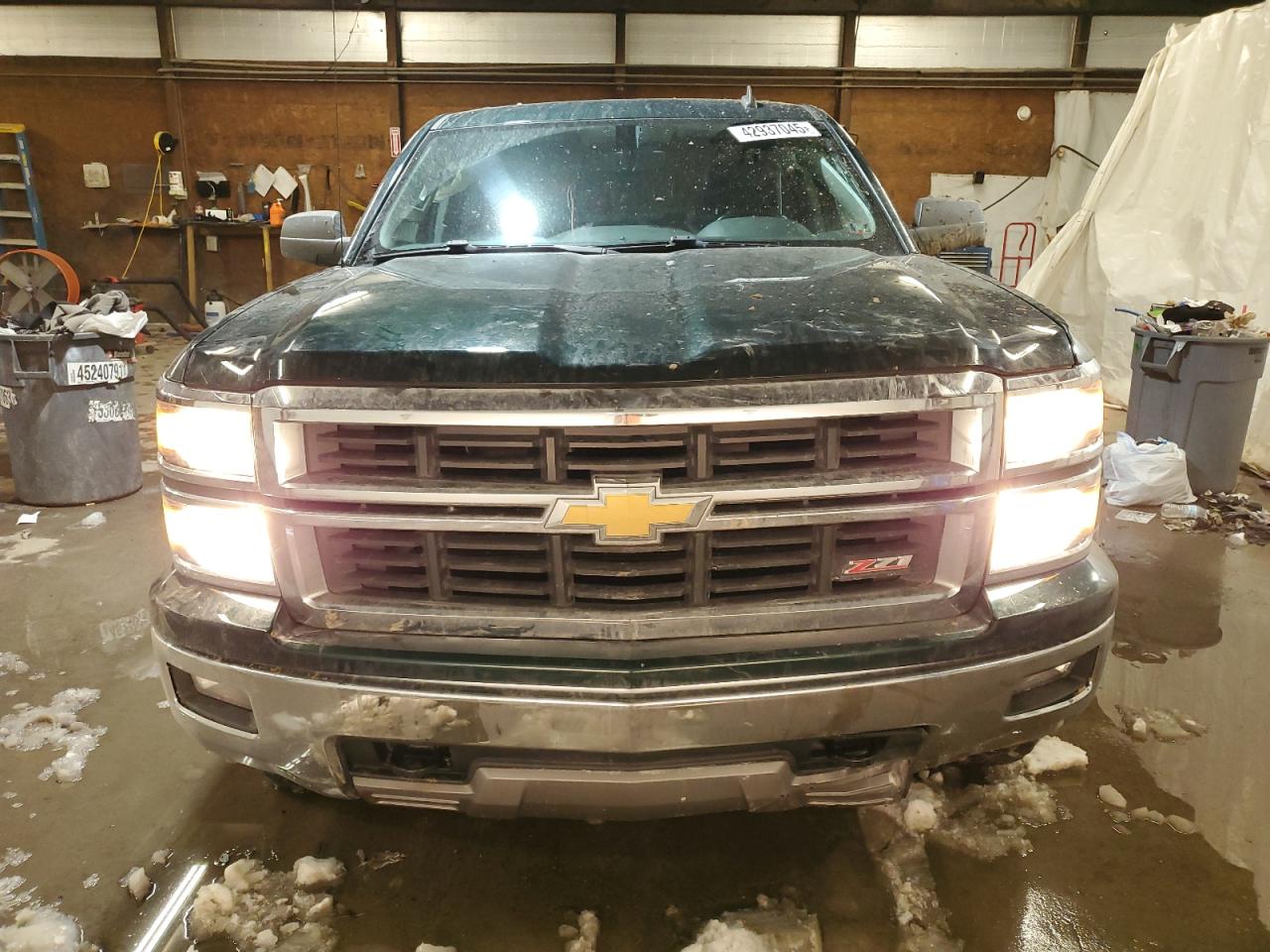 2014 Chevrolet Silverado VIN 1GCVKREC5EZ392662 Copart auction photo, rear end / side damage thumbnail 5