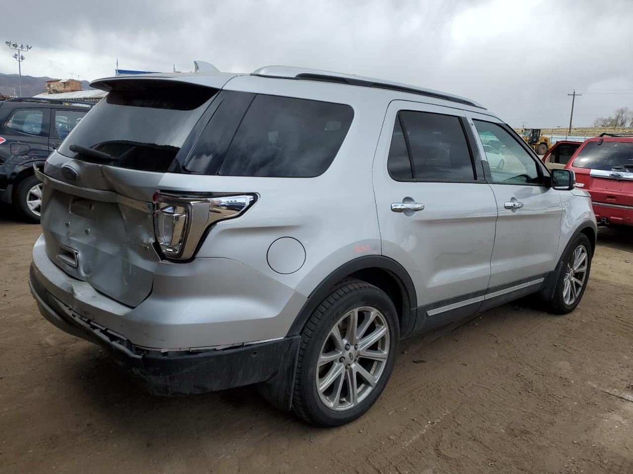 2017 Ford Explorer VIN 1FM5K8FH4HGA75701 Copart auction photo, rear end damage thumbnail 3